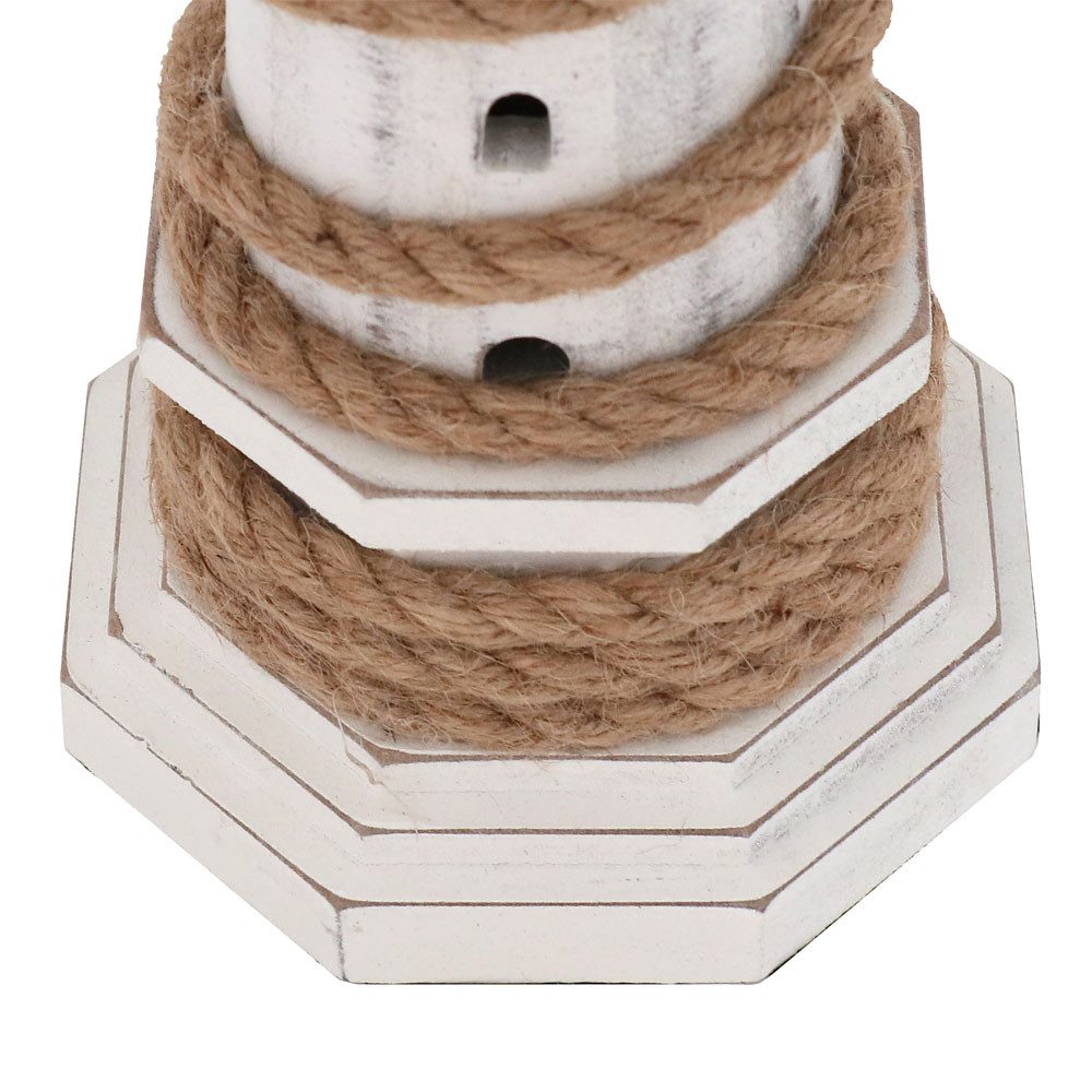 Grafelstein Tischleuchte Tischlampe LIGHTHOUSE weiß braun Leuchtturm mariti günstig online kaufen