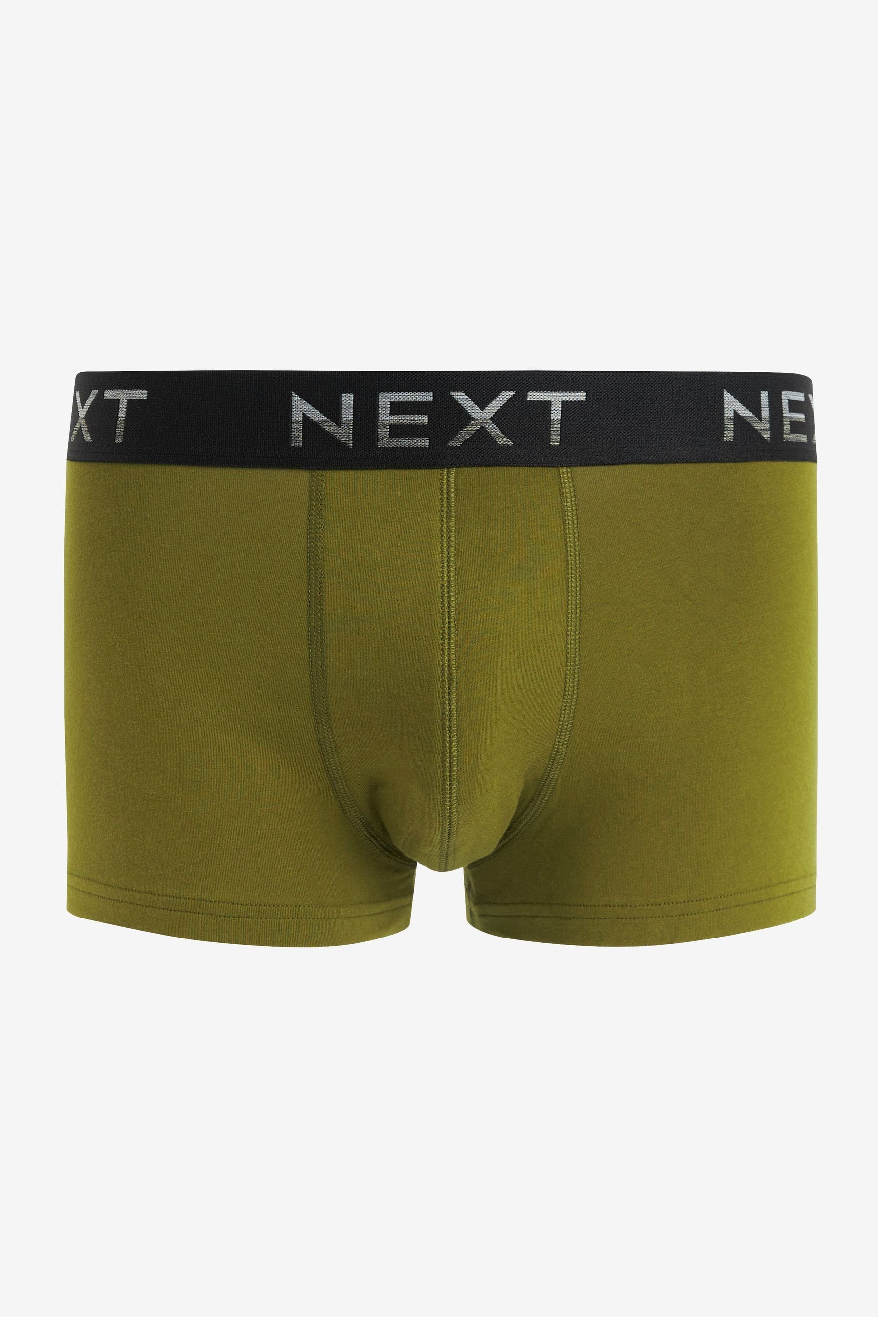 (4-St) Next Green Boxershorts, 4er-Pack Boxershorts