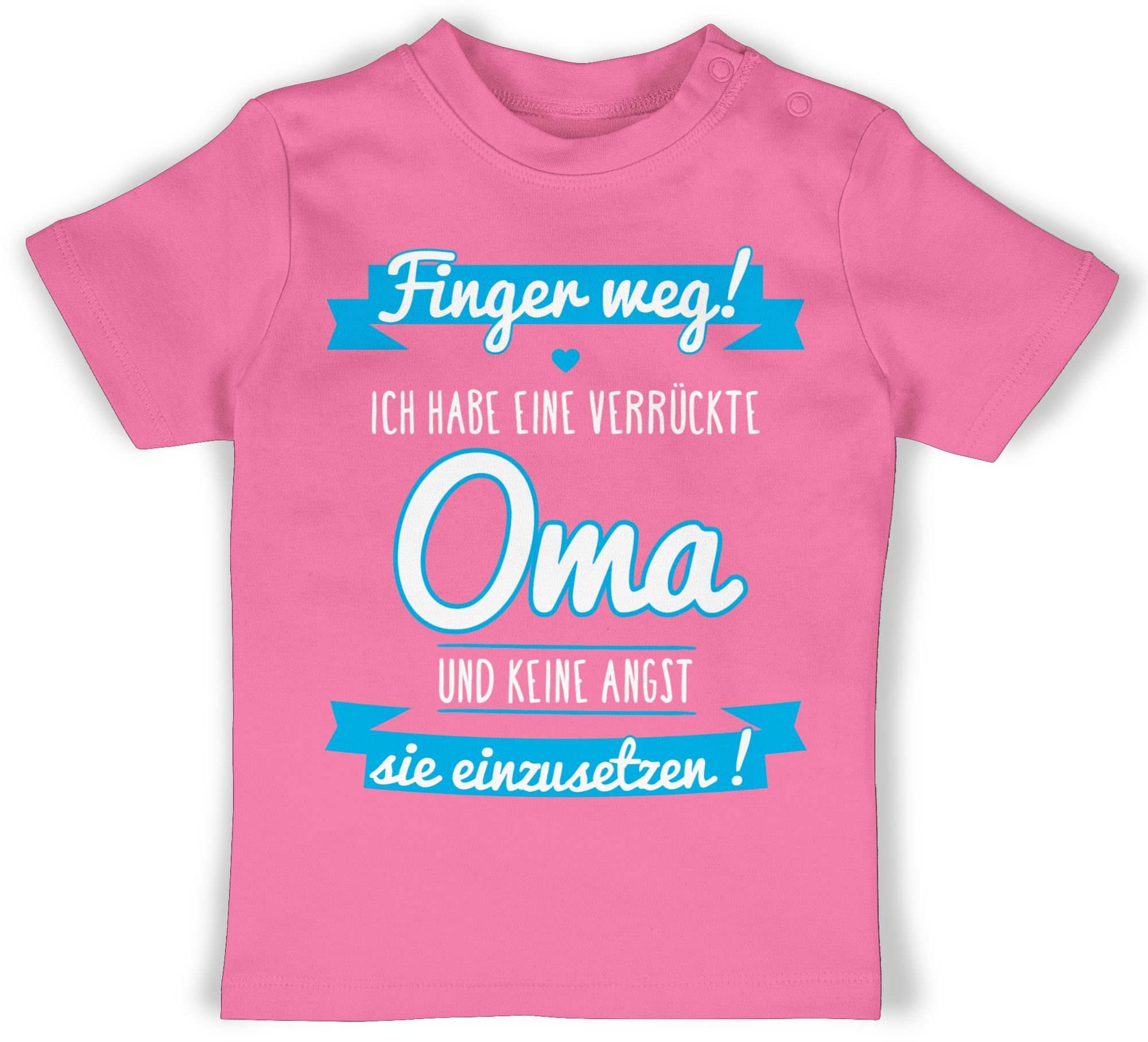 T-Shirt Ich habe eine verrückte Oma blau