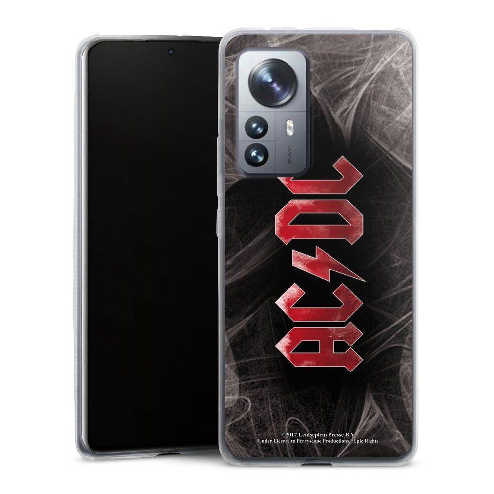 Handyhülle ACDC Logo Fanartikel ACDC White Dust