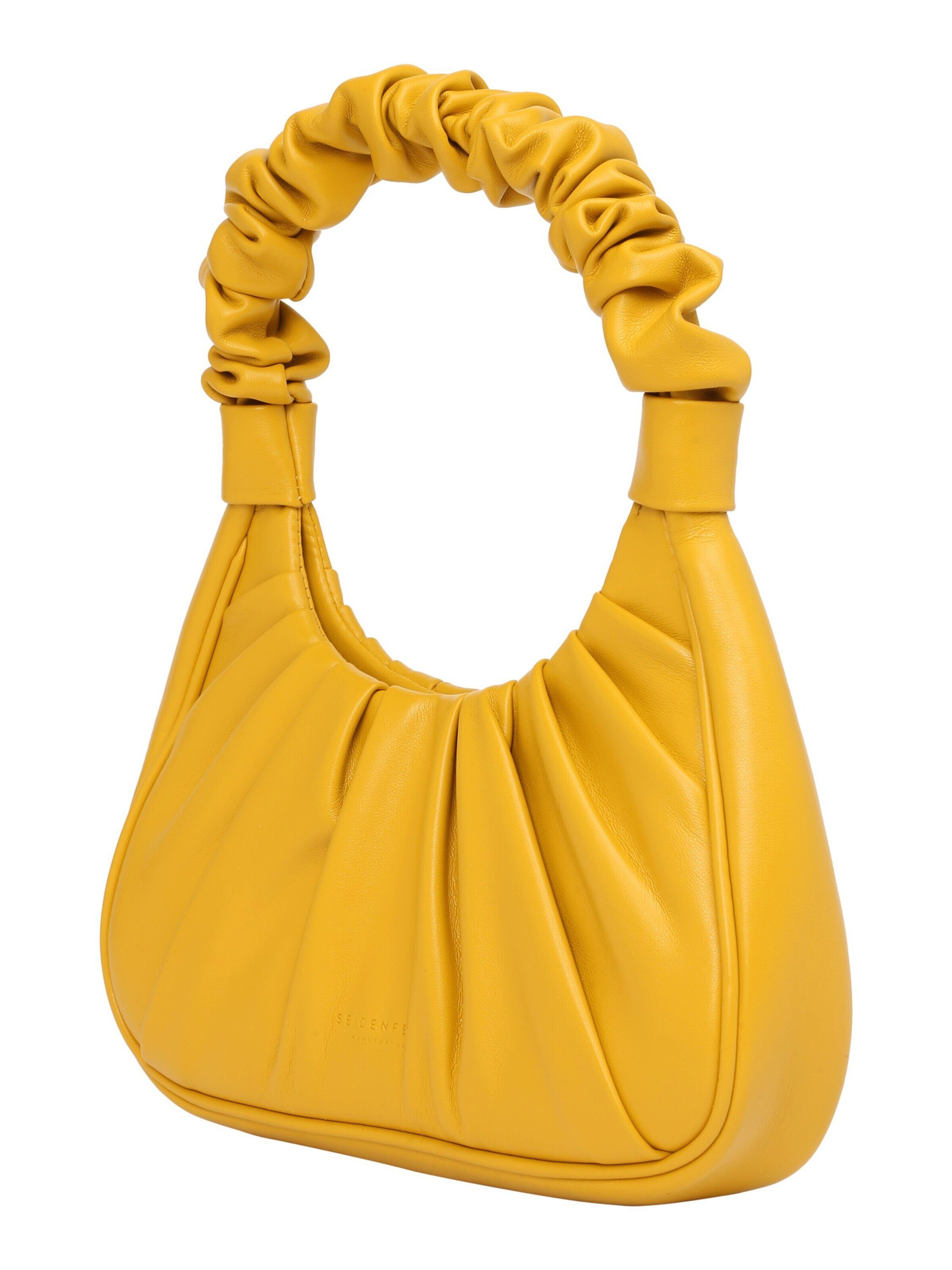 Golden Handtasche Yellow Seidenfelt (1-tlg) Elnes Manufaktur