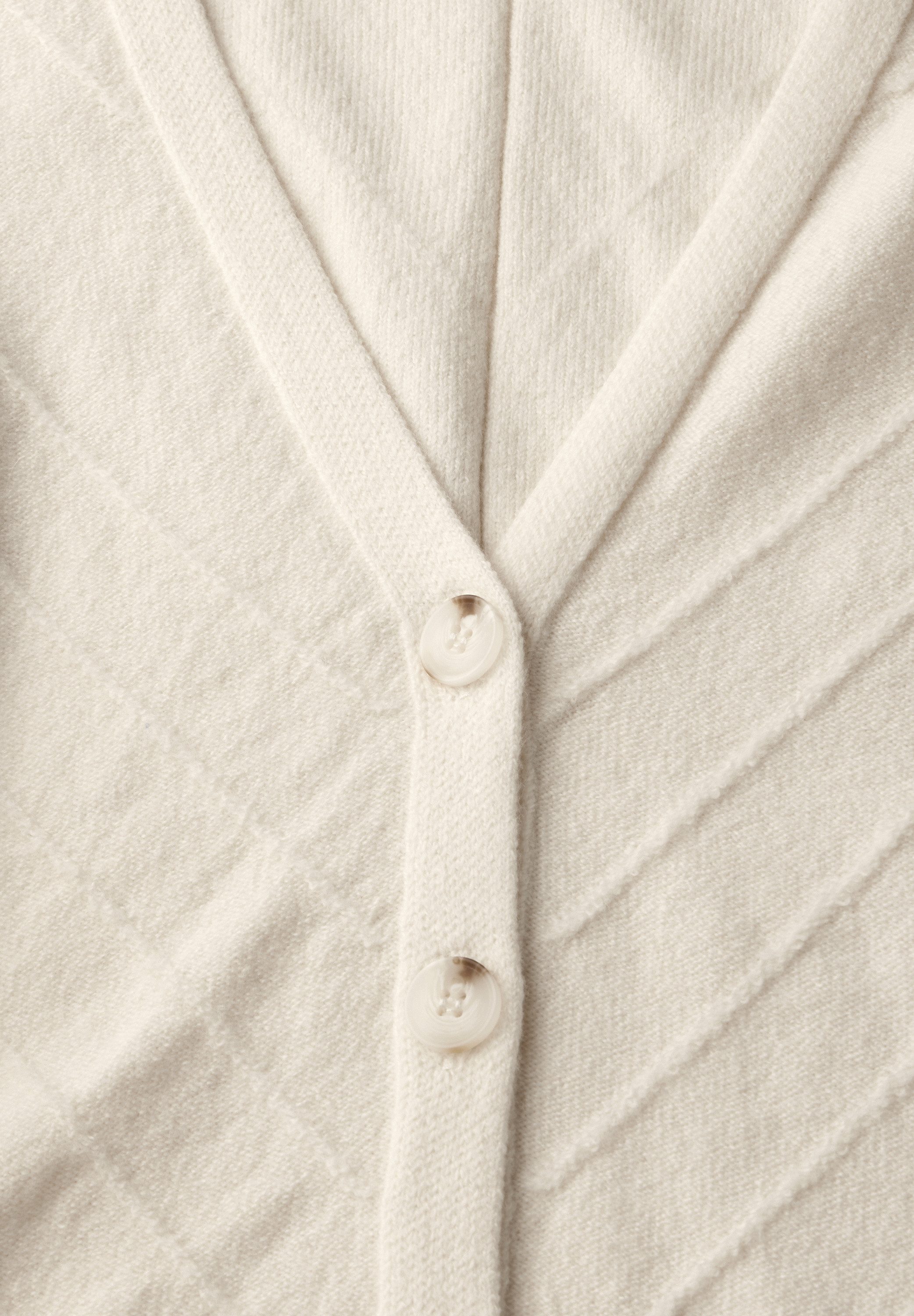 STREET ONE Cardigan aus softem Materialmix