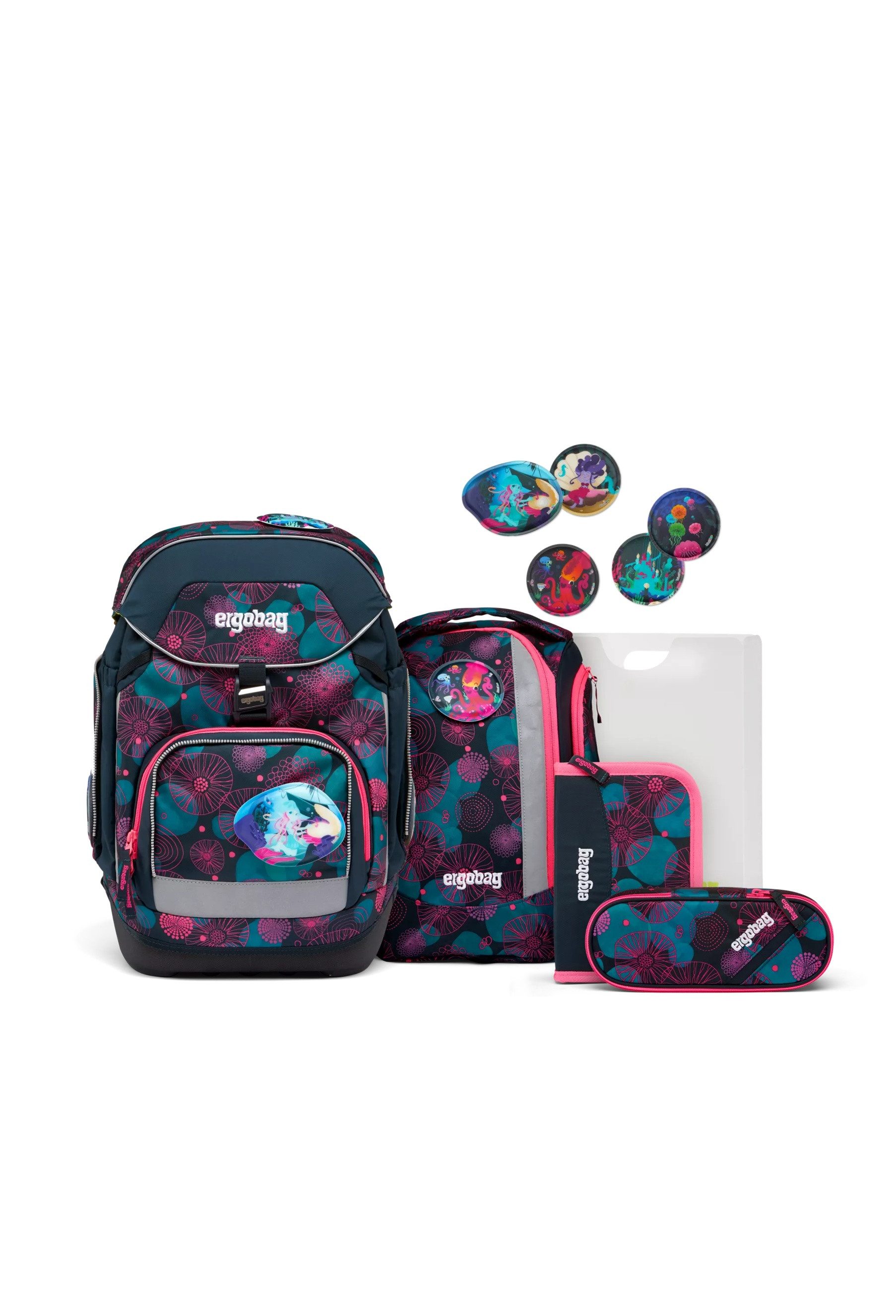 ergobag Ранцы pack Set (6-tlg., 6-teiliges Set)