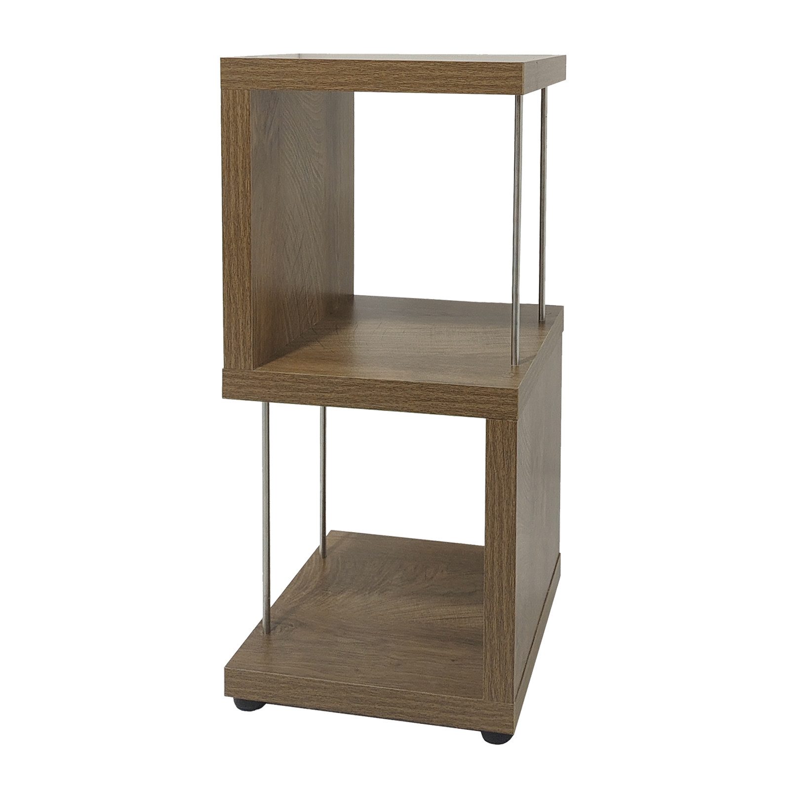 HTI-Living Regal Standregal 2 Fächer Thekla Eiche, Stück 1-tlg., mit Metall günstig online kaufen