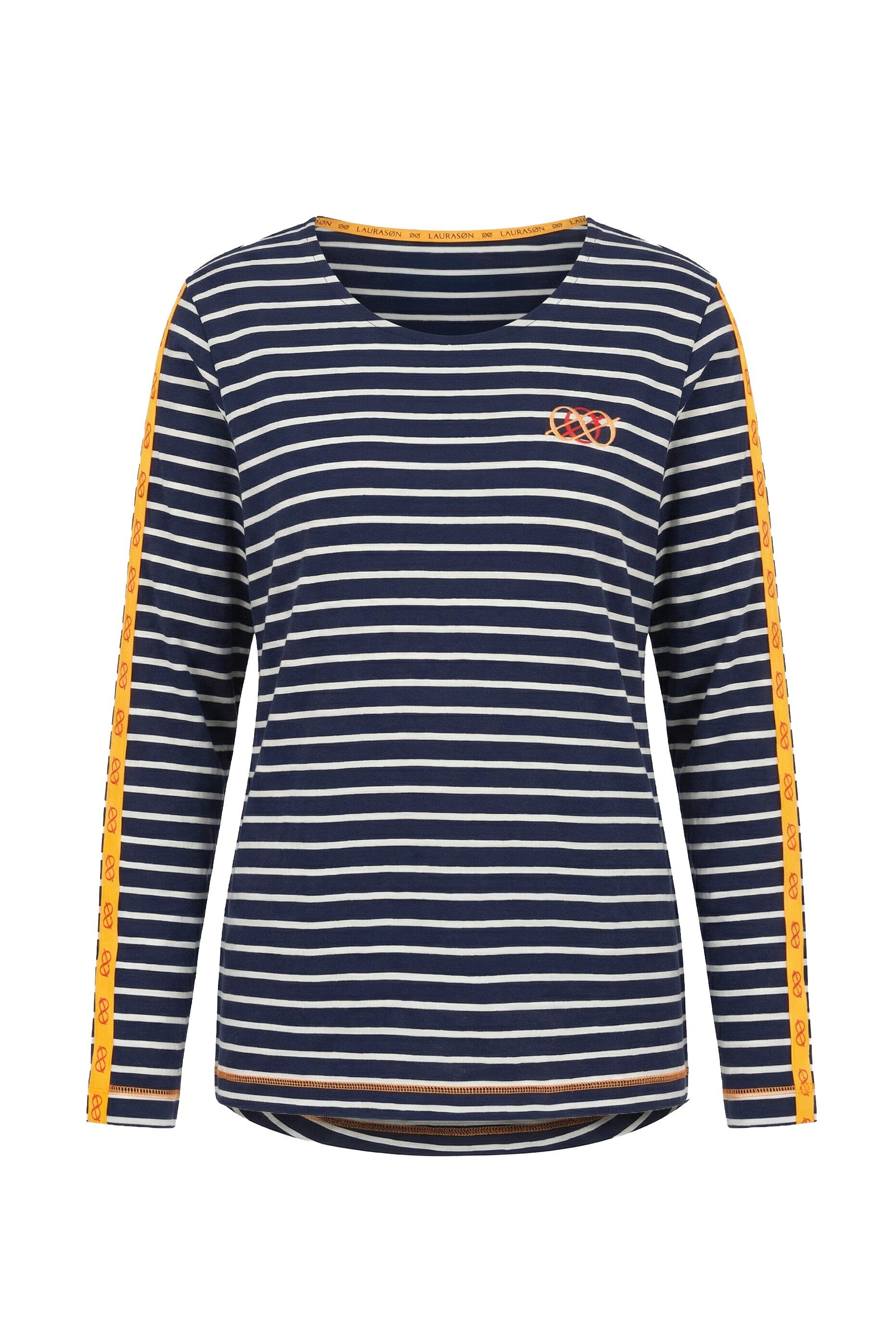 Laurasøn Longsleeve Ringelshirt Rundhals Langarm günstig online kaufen