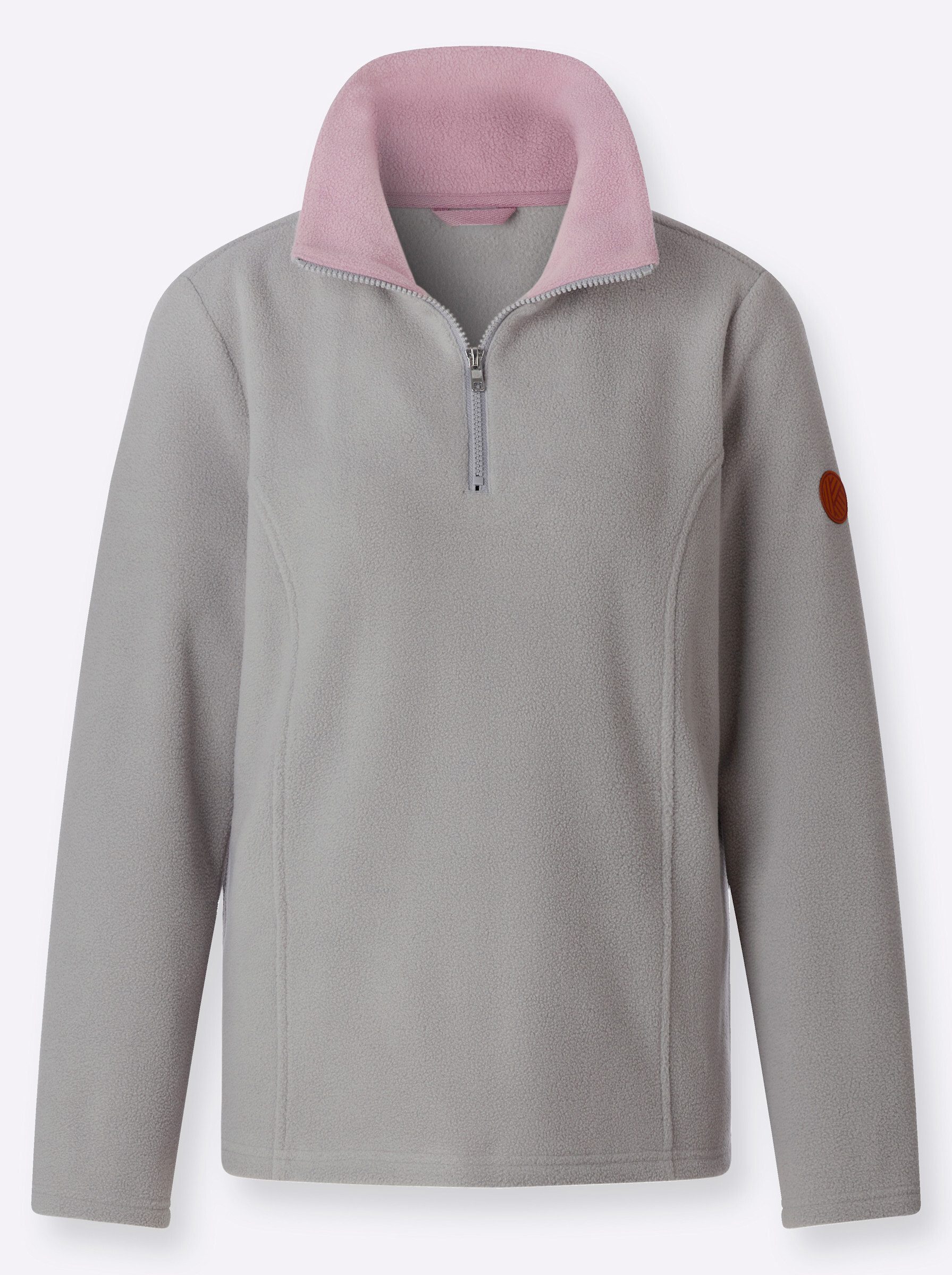 Fleeceshirt Fleece-Shirt Langarm