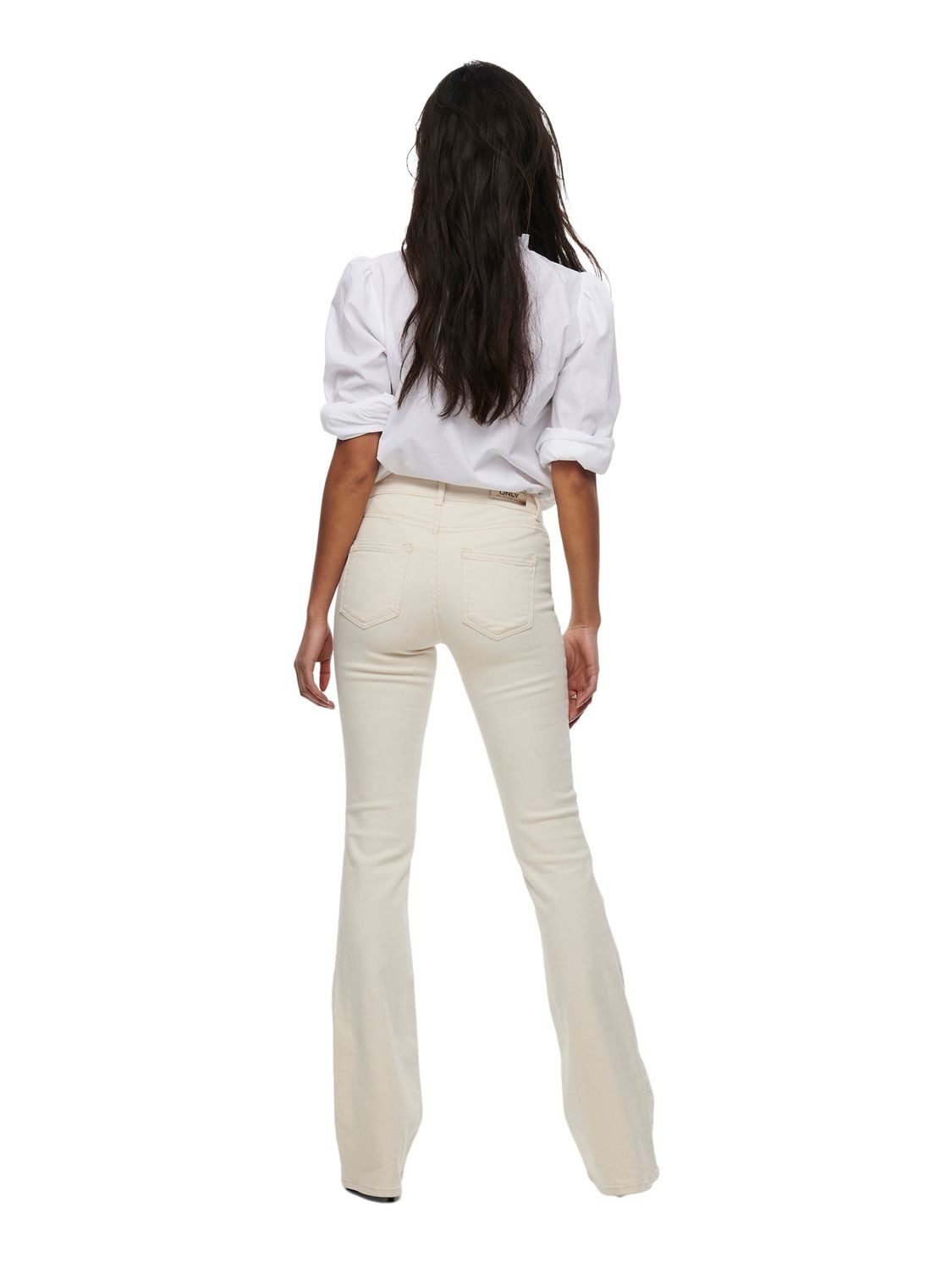 ONLY Schlagjeans ONLBLUSH MID FLARED DNM mit Stretch