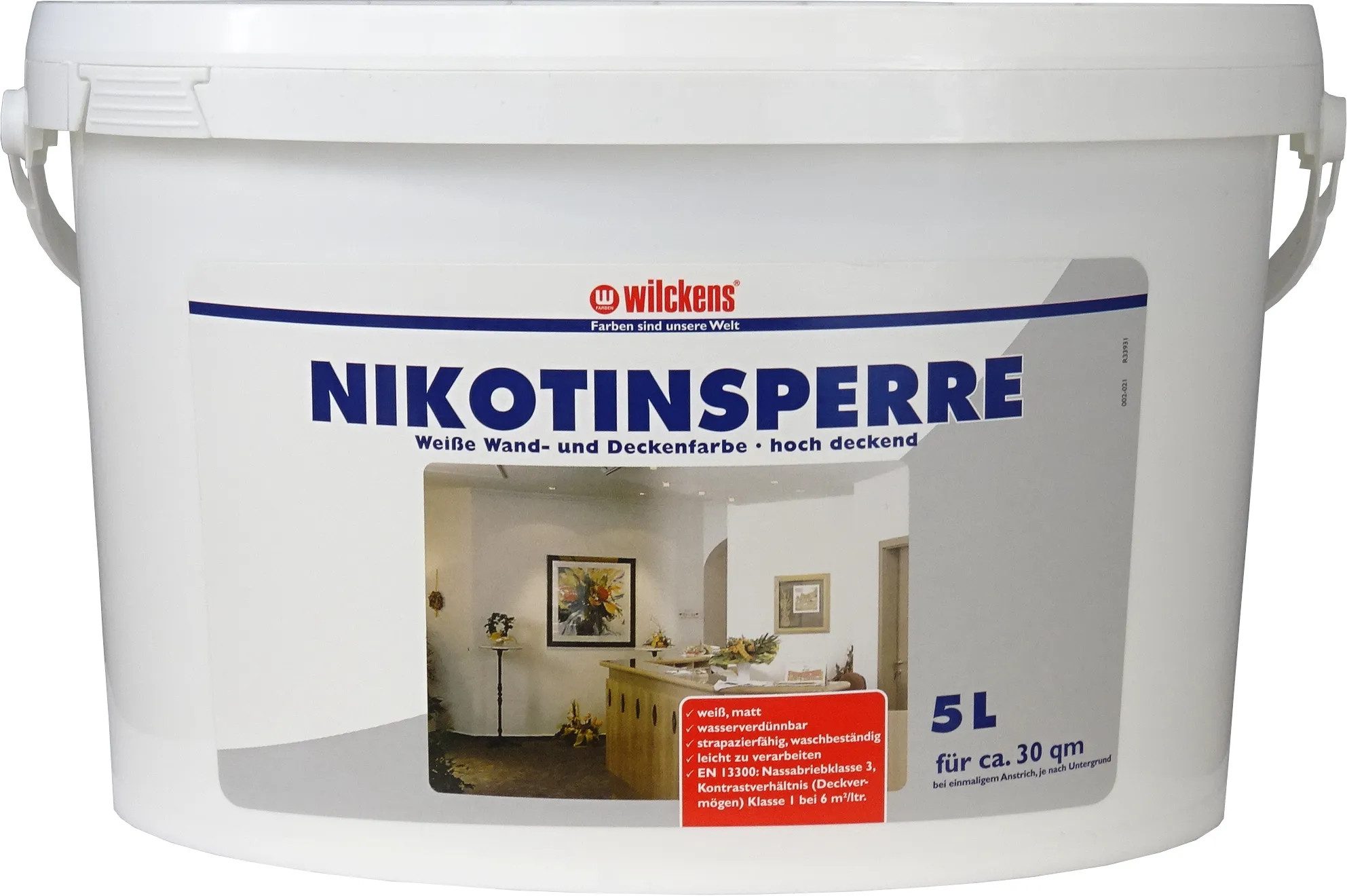 Wilckens Цвета Wand- und Deckenfarbe Wilckens Nikotinsperre