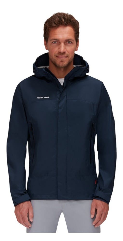 Mammut Softshelljacke Hardshell-Wanderjacke Microlayer 2.0 HS Hooded (2.5-Lagen)