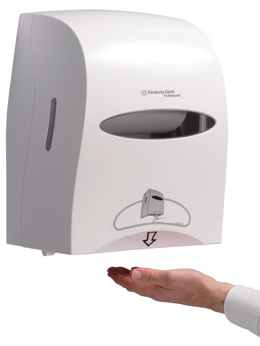 KIMBERLY-CLARK Toilettenpapierhalter 9960 Elektronischer Rollenhandtuchspender - weiß, Modell 9960