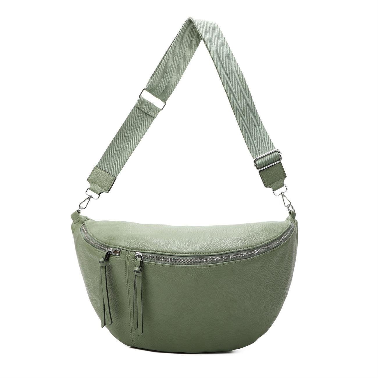 Schultertasche Damen XXL Tasche CrossBody Body Bag Bauchtasche