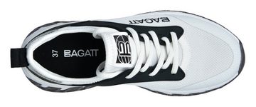 BAGATT Slip-On Sneaker mit aufgesetzter Zierschnürung, Freizeitschuh, Halbschuh, Schlupfschuh