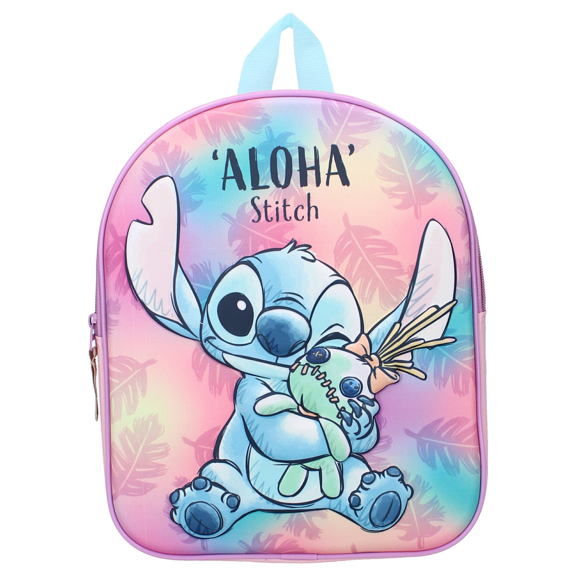 Disney Kinderrucksack Stitch Kinder Rucksack Spring Smiles für Schule und Freizeit