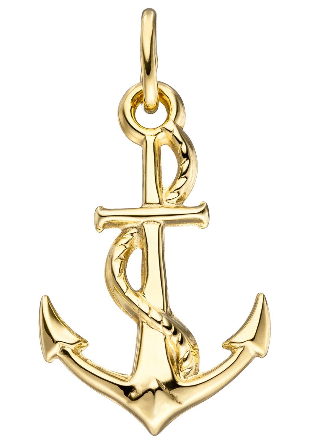 JOBO Ankeranhänger Anhänger Anker, 333 Gold