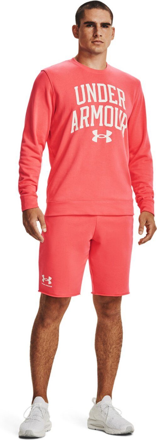 UA VENOM RED RIVAL CREW Hoodie Armour® Under TERRY