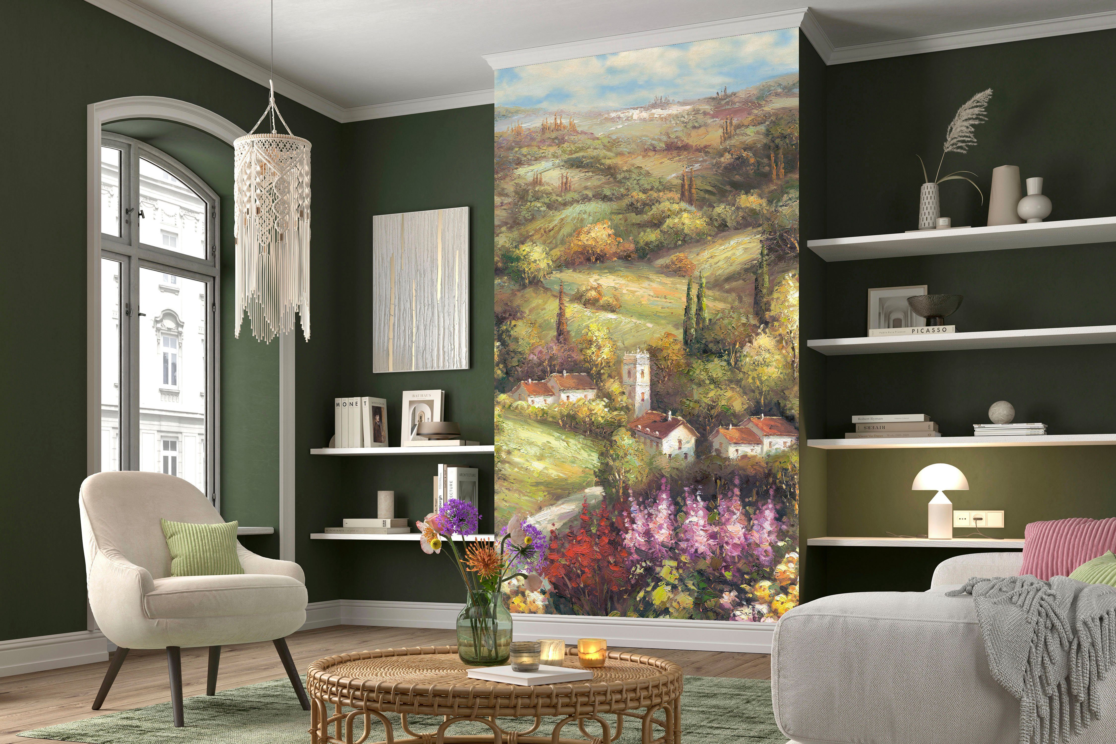 Fashion for walls Fototapete Tuscany, glatt, floral, Phthalate frei
