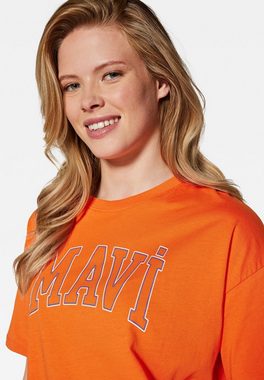 Mavi Rundhalsshirt MAVI LOGO SHORT SLEEVE TSHIRT T-Shirt Mit Mavi Print