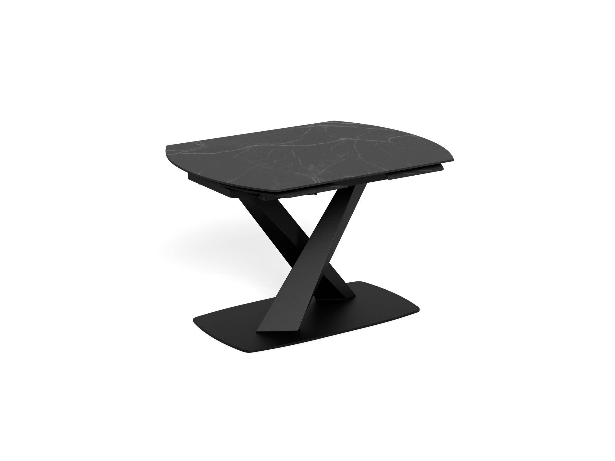 ACTONA GROUP Esstisch Morellla, Speisetisch, Tisch, Esstisch, Keramikplatte, oval, Drehfunktion, Stahlfuß, 6–8 Sitzplätze