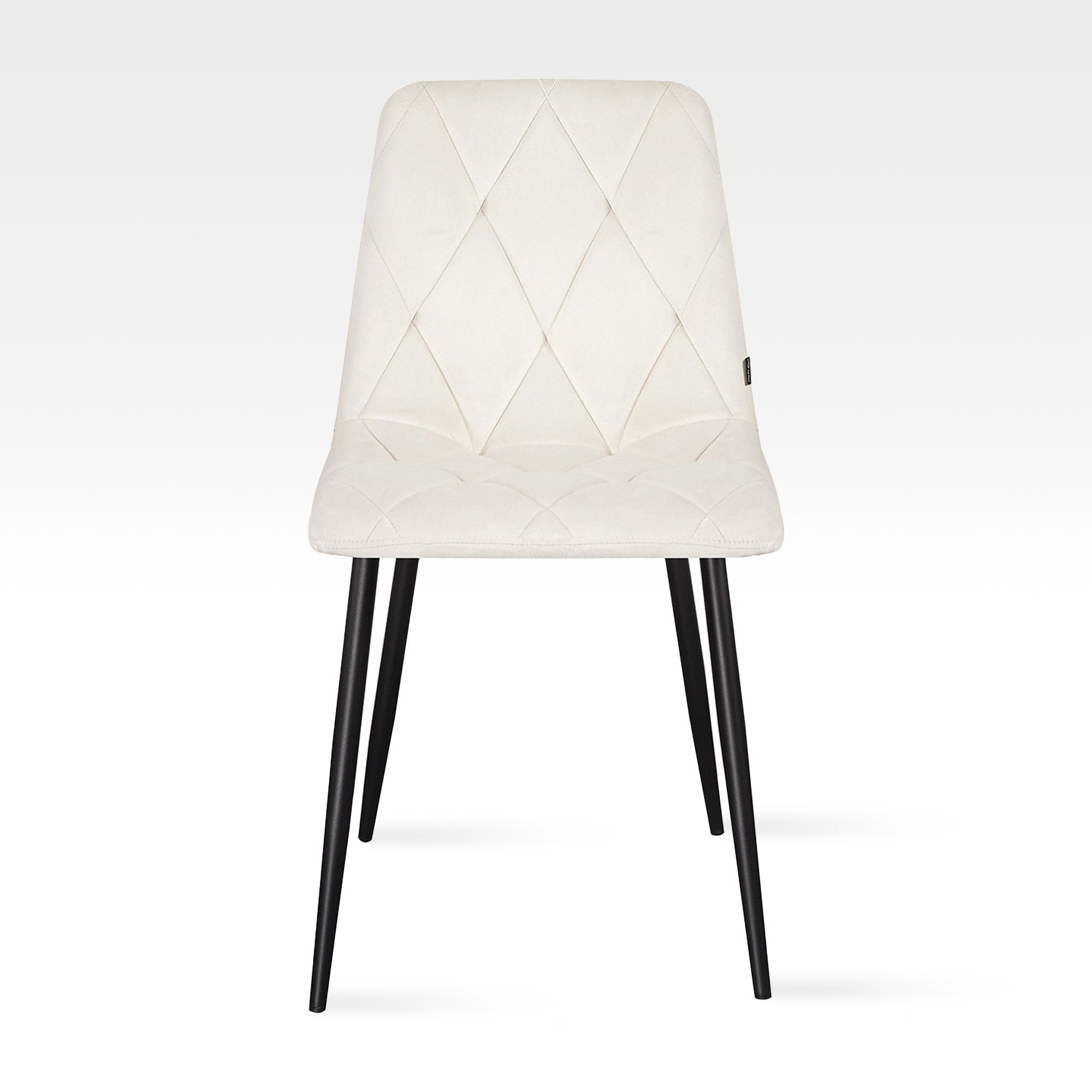 B&D home 4-Fußstuhl VICKA (Set, 4 St), Polsterstuhl aus Samt für Esszimmer und Küche