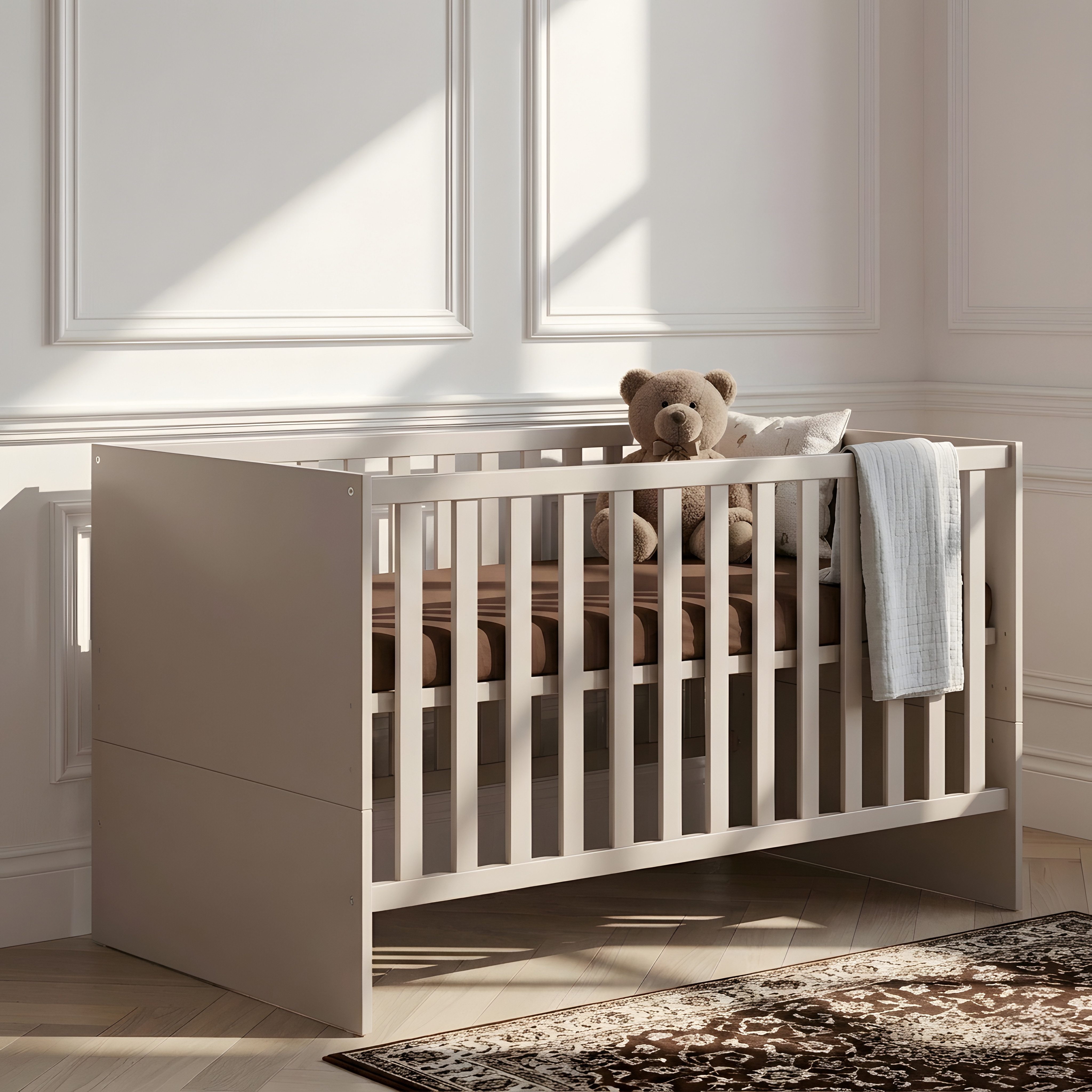 arthur berndt Babybett Premium Essentials, Made in Germany, Massivholz, inkl. Lattenrost