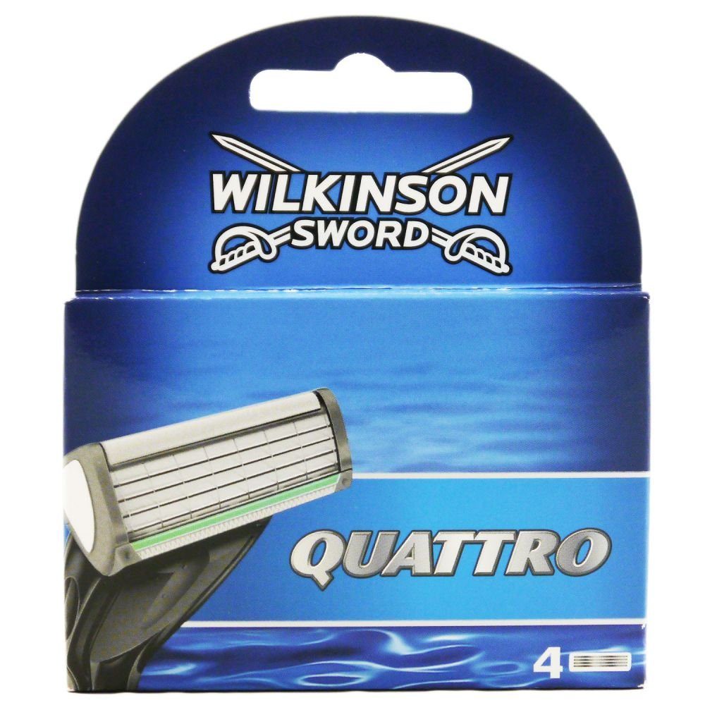 Wilkinson Rasierklingen Sword Quattro Plus Klingen Ersatzklingen 4 Stück