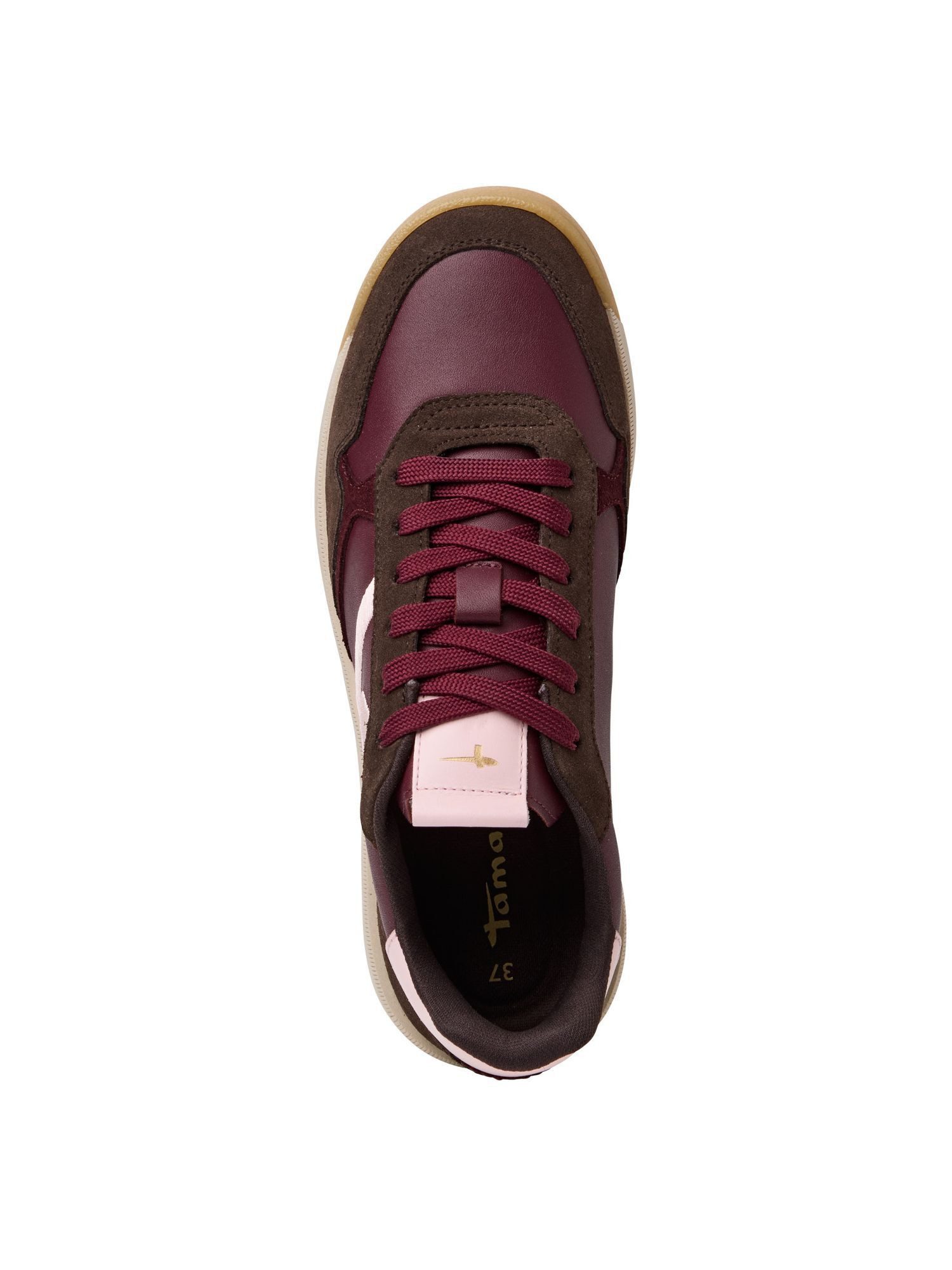 Tamaris COMFORT-Lining, Removable Sock aus Leder Sneaker COMFORT-Lining