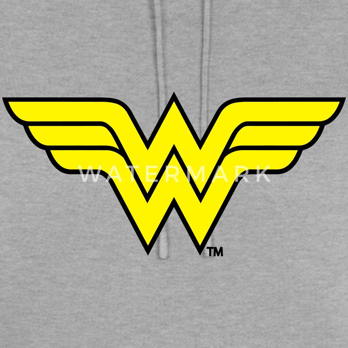 Spreadshirt Hoodie DC Comics Justice League Wonder Woman Logo Damen Premium Hoodie (1-tlg)