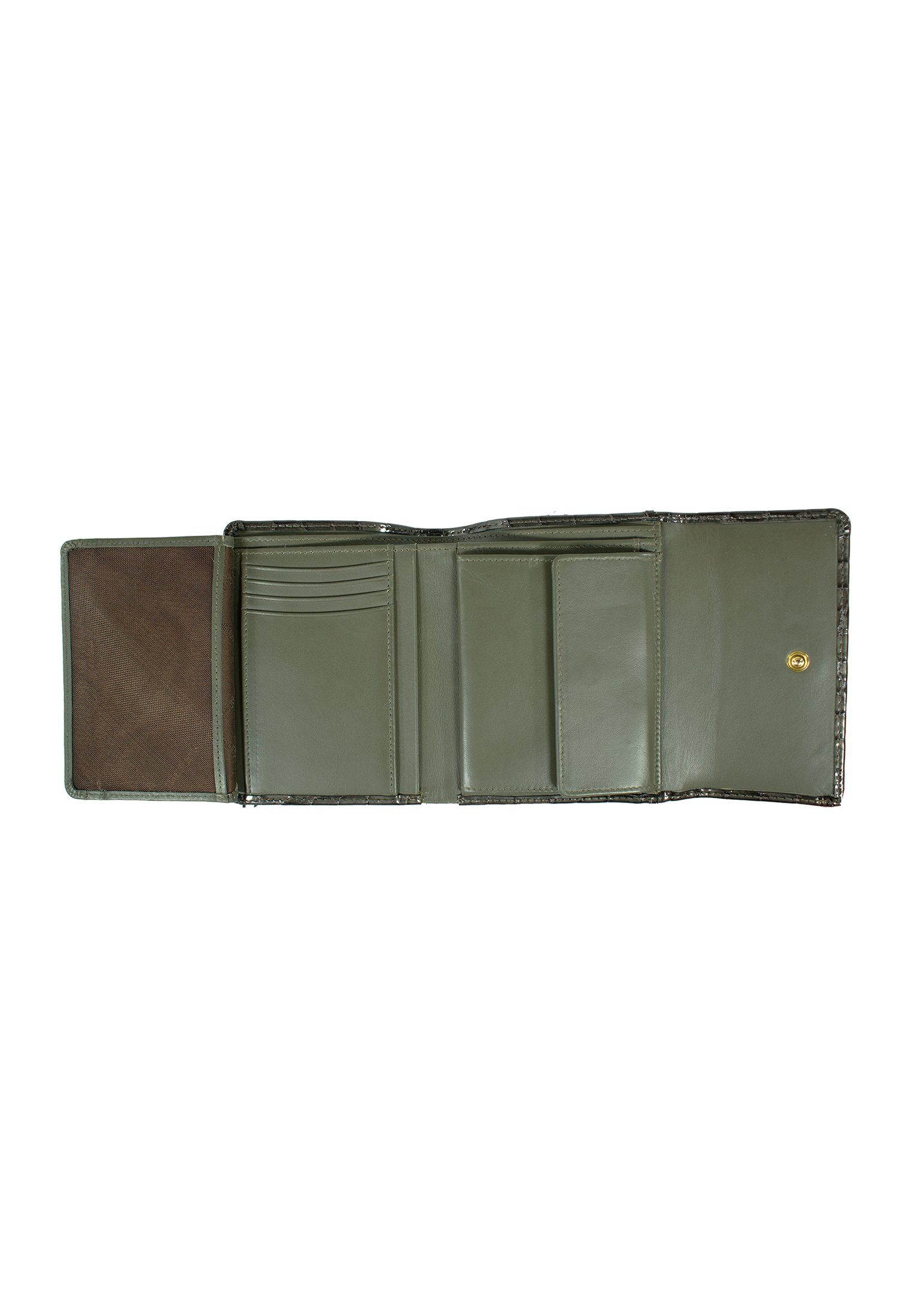 Braun Büffel Geldbörse VERONA Rückseite mit 8CS, auf Geldbörse der fango Steckfach M