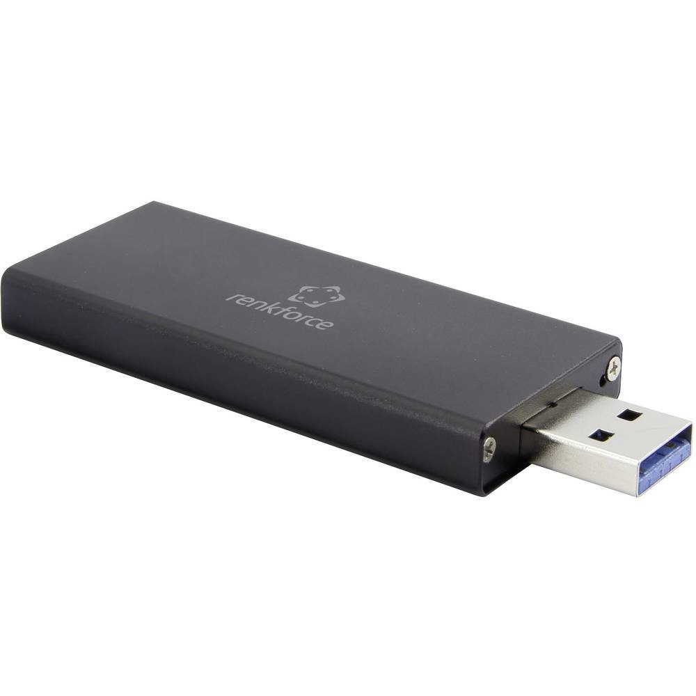 Festplatten-Gehäuse renforce USB-Stick-Gehäuse M.2 SSD auf USB3.0
