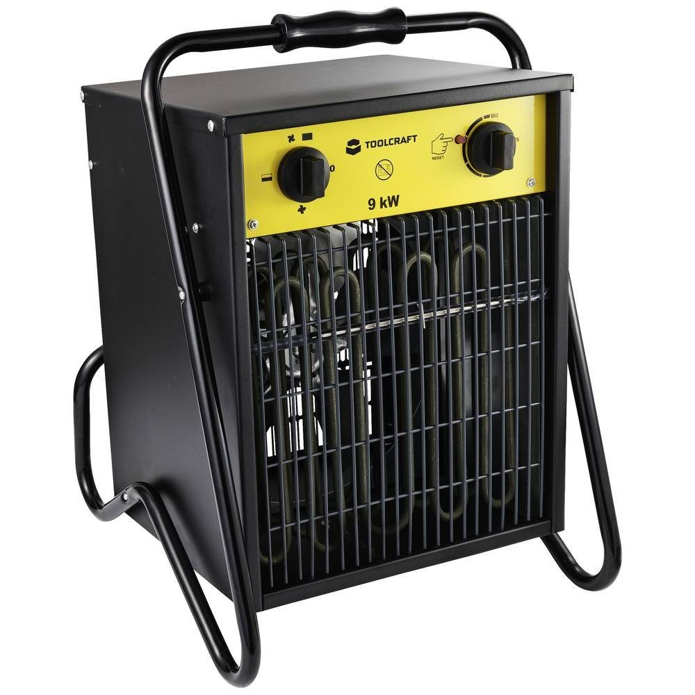 TOOLCRAFT Heizgerät Industrie-Heizlüfter, 9000 W TO-8578338, Überhitzungsschutz, Integriertes Thermostat, Heizlüfterfunktion