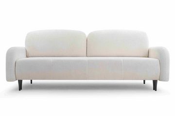 Furnix Schlafsofa Dariia Sofa für 2 Personen mit Schlaffunktion 140 x 200 cm, B230 x H95 x L102cm, Atomatische Entfaltungshilfe