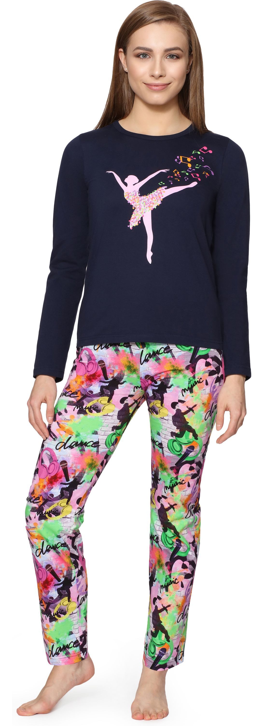 Merry Style Schlafanzug Mädchen Zweiteiliger Schlafanzug Pyjama Lang Winter MS10-192