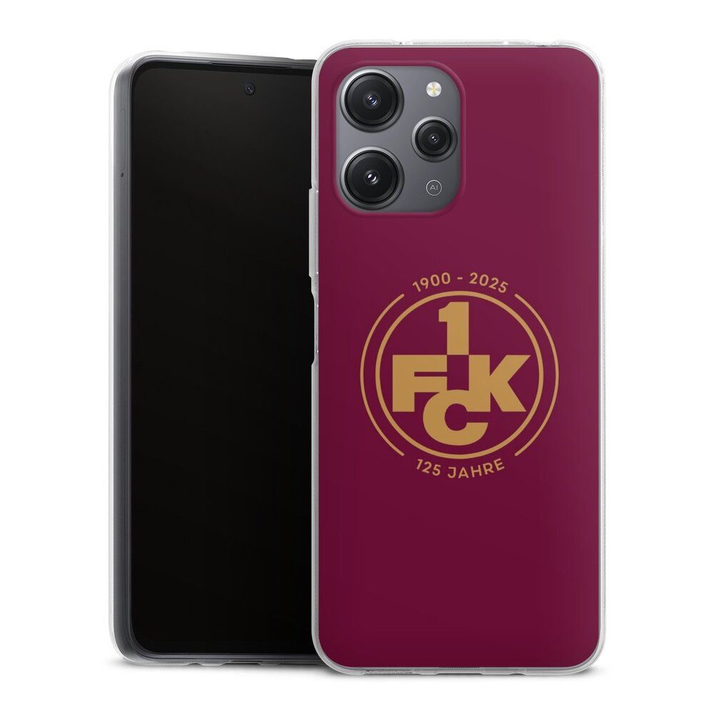 DeinDesign Handyhülle 1. FC Kaiserslautern 1. FCK 125 Jahre 1. FCK 125. Jubiläum, Xiaomi Redmi 12 Silikon Hülle Bumper Case Handy Schutzhülle