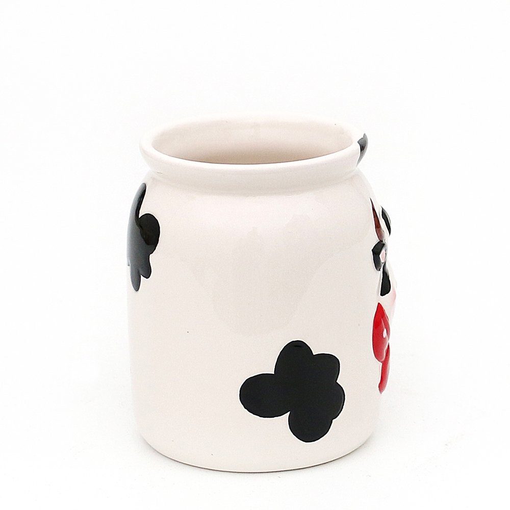 Dekohelden24 Tasse Keramik Tasse - Kuh -, ca. 12 x 9,5 x 11 cm., 1-tlg., Keramik