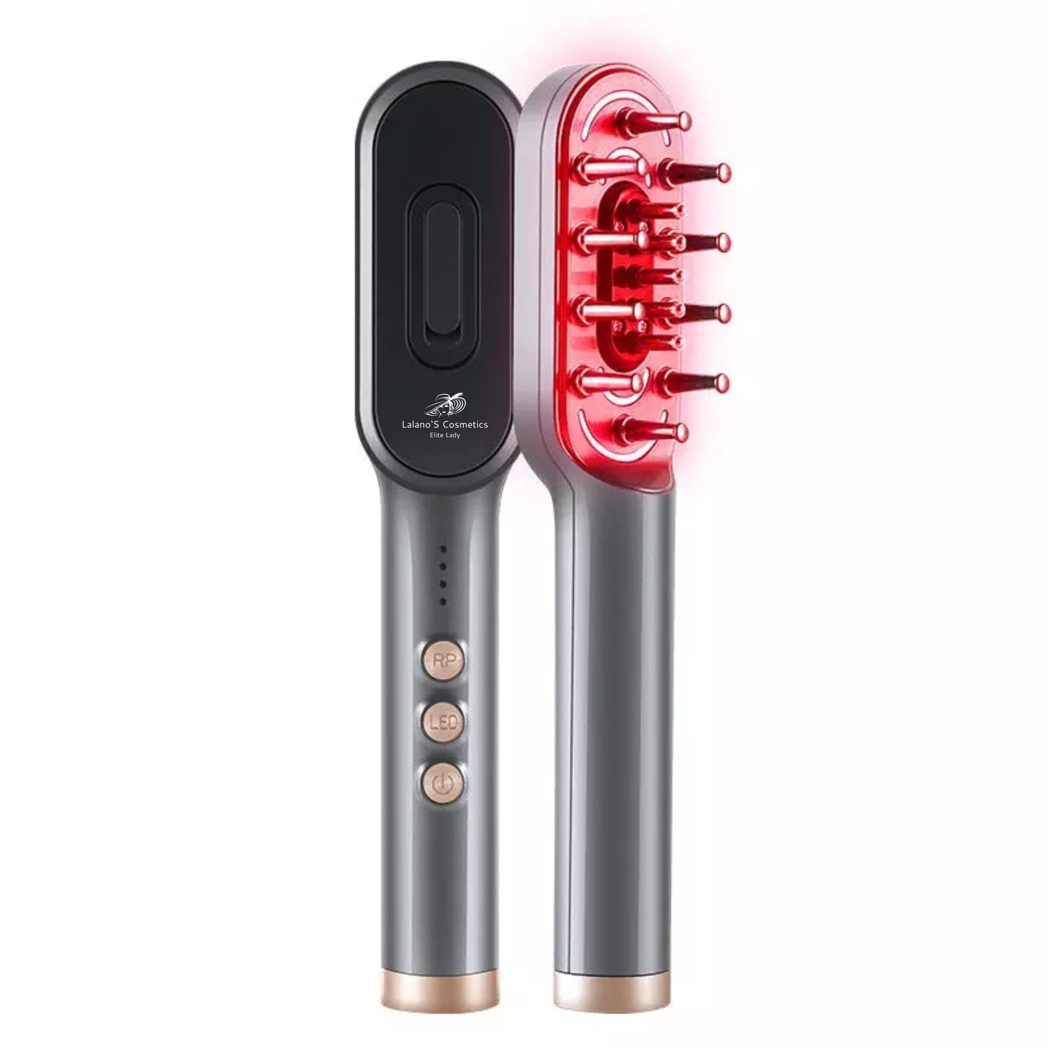 Lalano`S Cosmetics Kosmetikbehandlungsgerät Hair PowerComb, Anti Haarausfall, LED Bürste, Anti-Aging-Gerät, Kopfmassage, Haarwuchskamm, Haarbürste