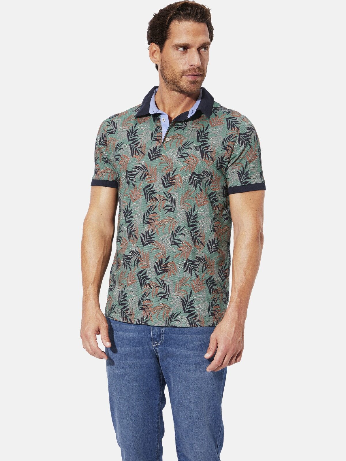 Babista Poloshirt GARLEN mit Blättermuster