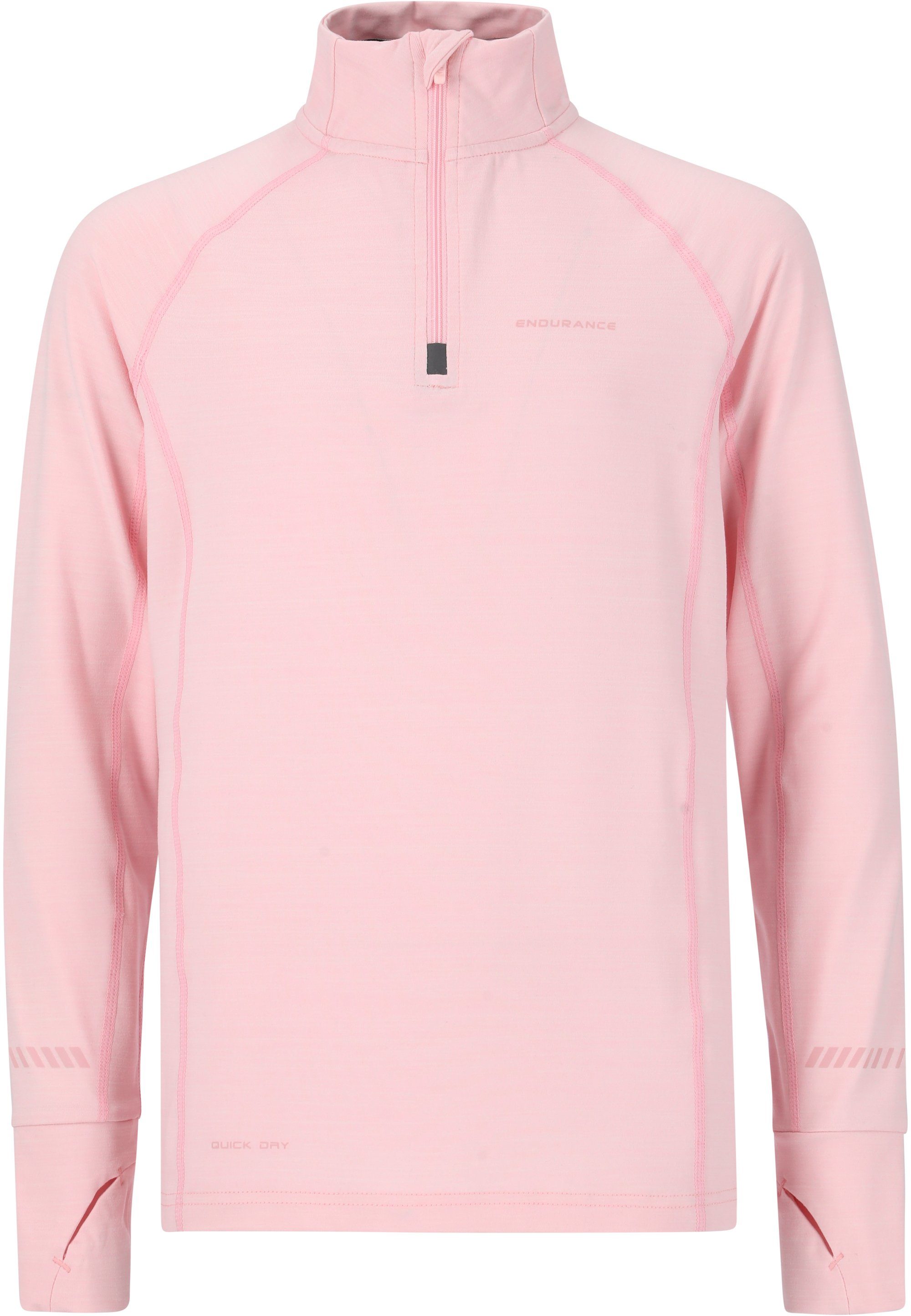 ENDURANCE Funktionsshirt LYLE Dry-Technologie rosa (1-tlg) JR. mit innovativer Quick