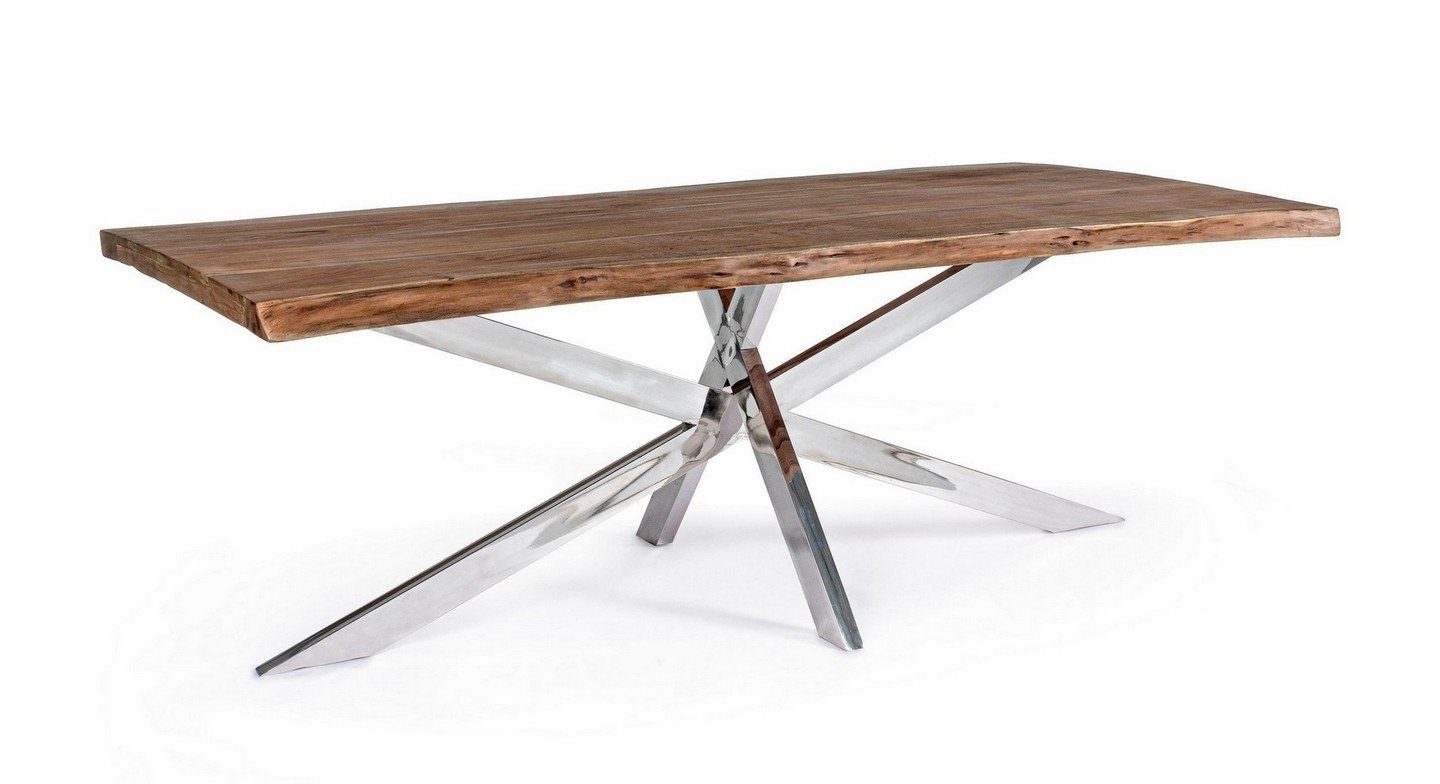 Natur24 Esstisch Tisch Arkansas 220x77x100cm Akazie Esstisch Tisch