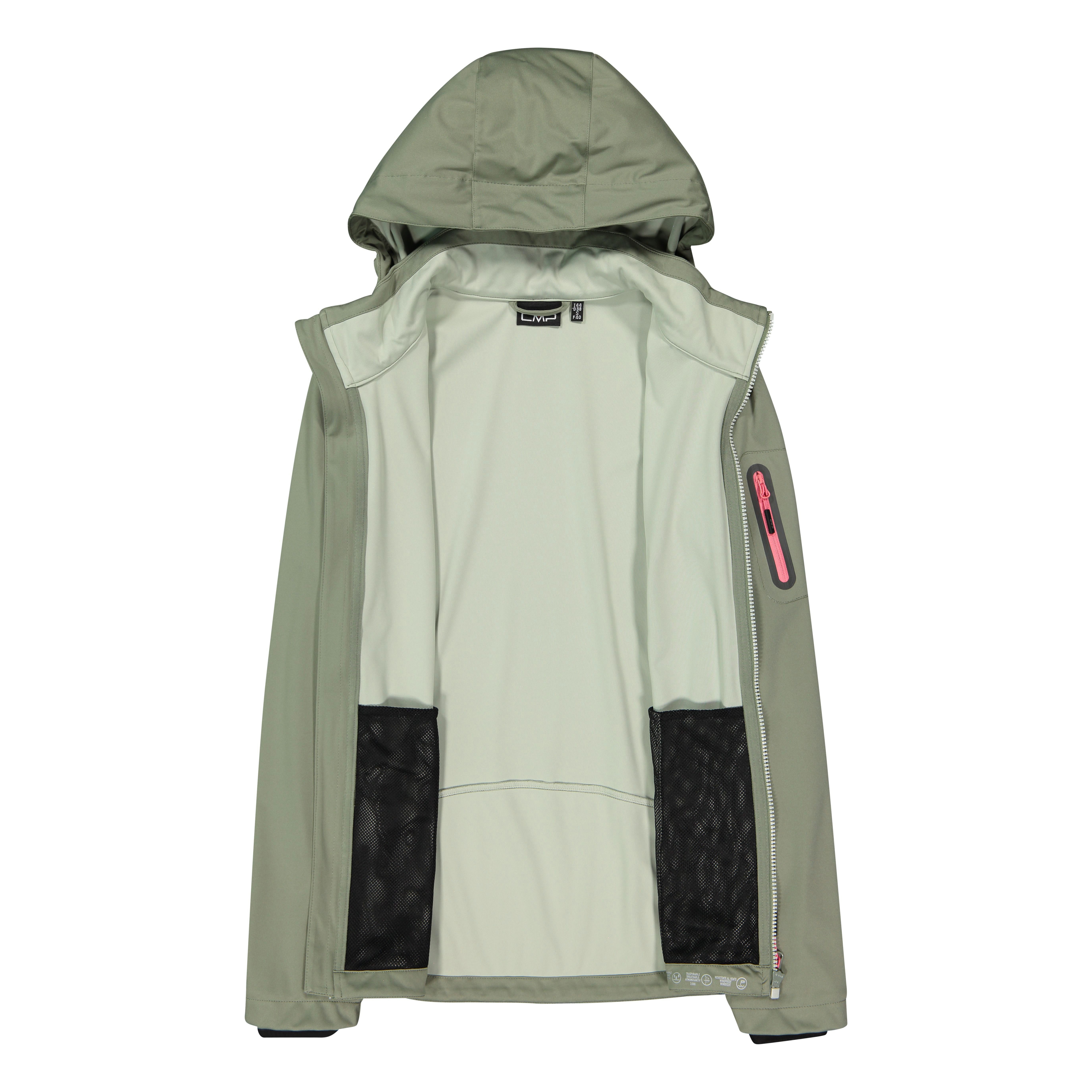 CMP Softshelljacke Atmungsaktiv & Windabweisend & Wasserabweisend & Leichtes Material