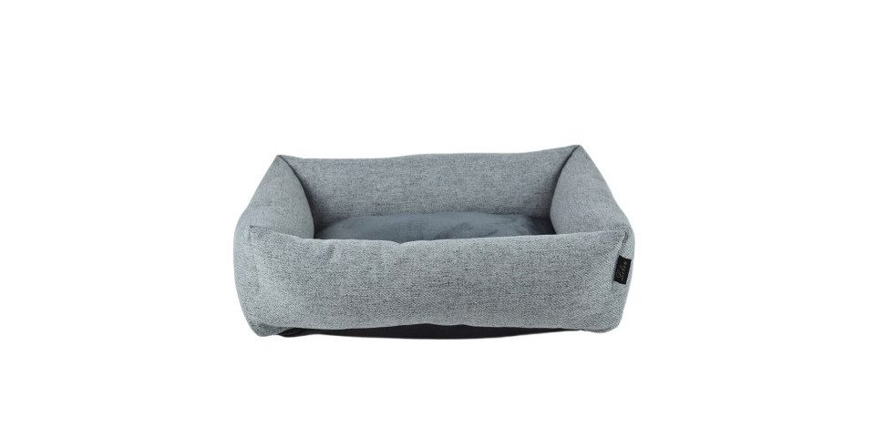 Lebon Hundekorb Lebon Hundebett Bonny XL 85 x 70 cm grau-schwarz