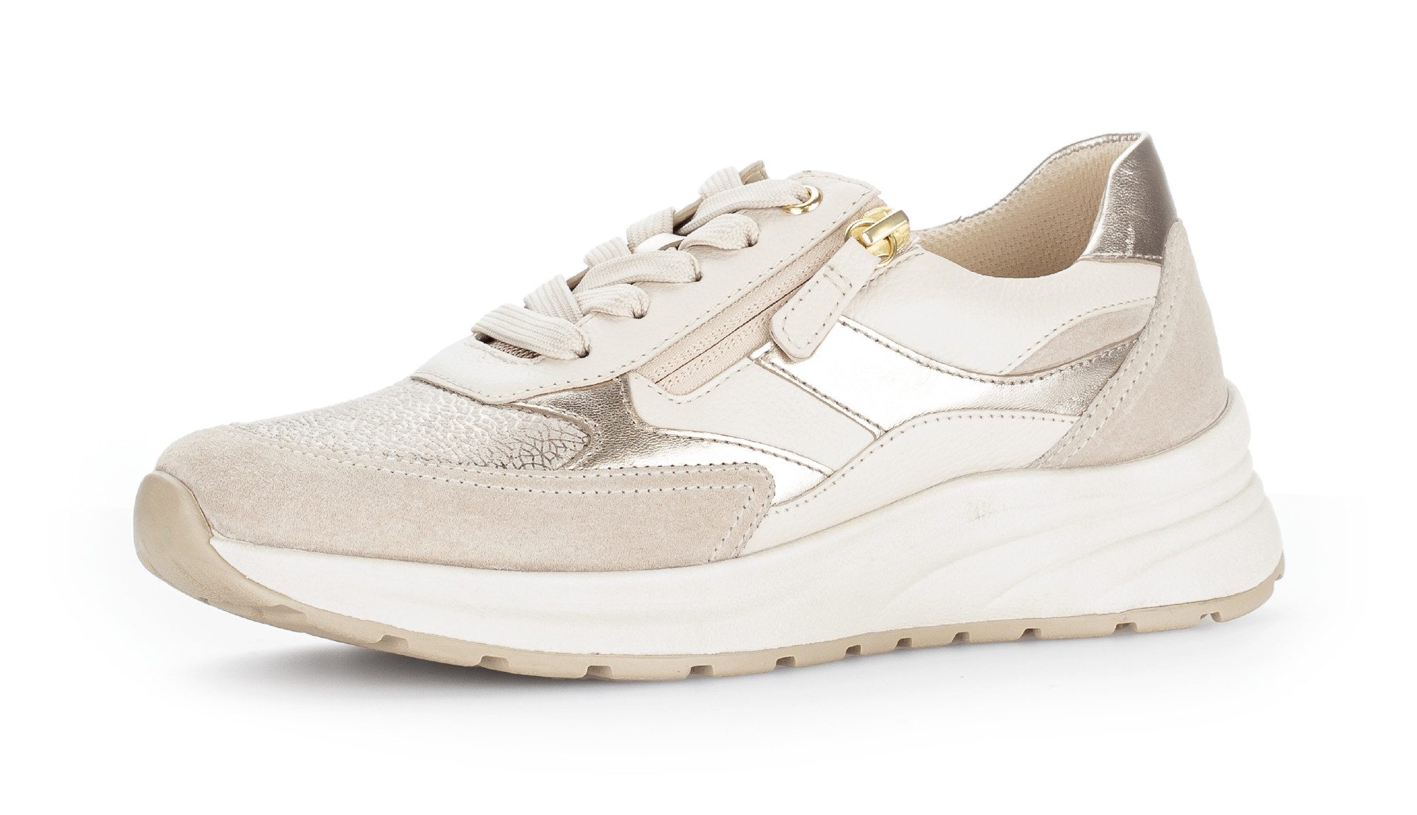 Gabor COMO Keilsneaker, Freizeitschuh, Halbschuh, Schnürschuh in Komfortweite K (extraweit)