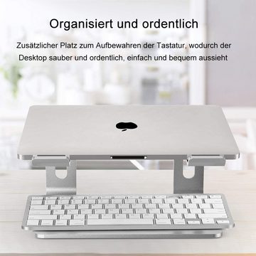 zggzerg Laptop-Ständer - Ergonomische Aluminium Schreibtisch Notebook-Ständer Laptop-Ständer