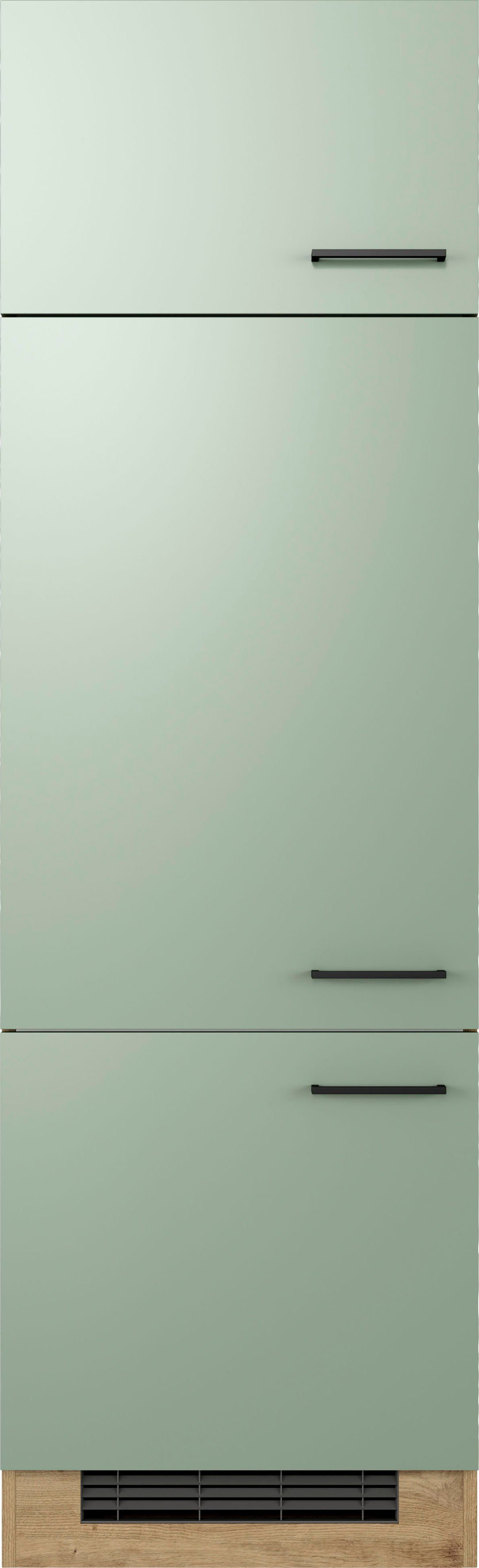 Flex-Well Kühlumbauschrank Cara (1-St) (B x H x T) 60 x 200 x 57 cm, mit zusätzlichem Stauraum | Umbauschränke
