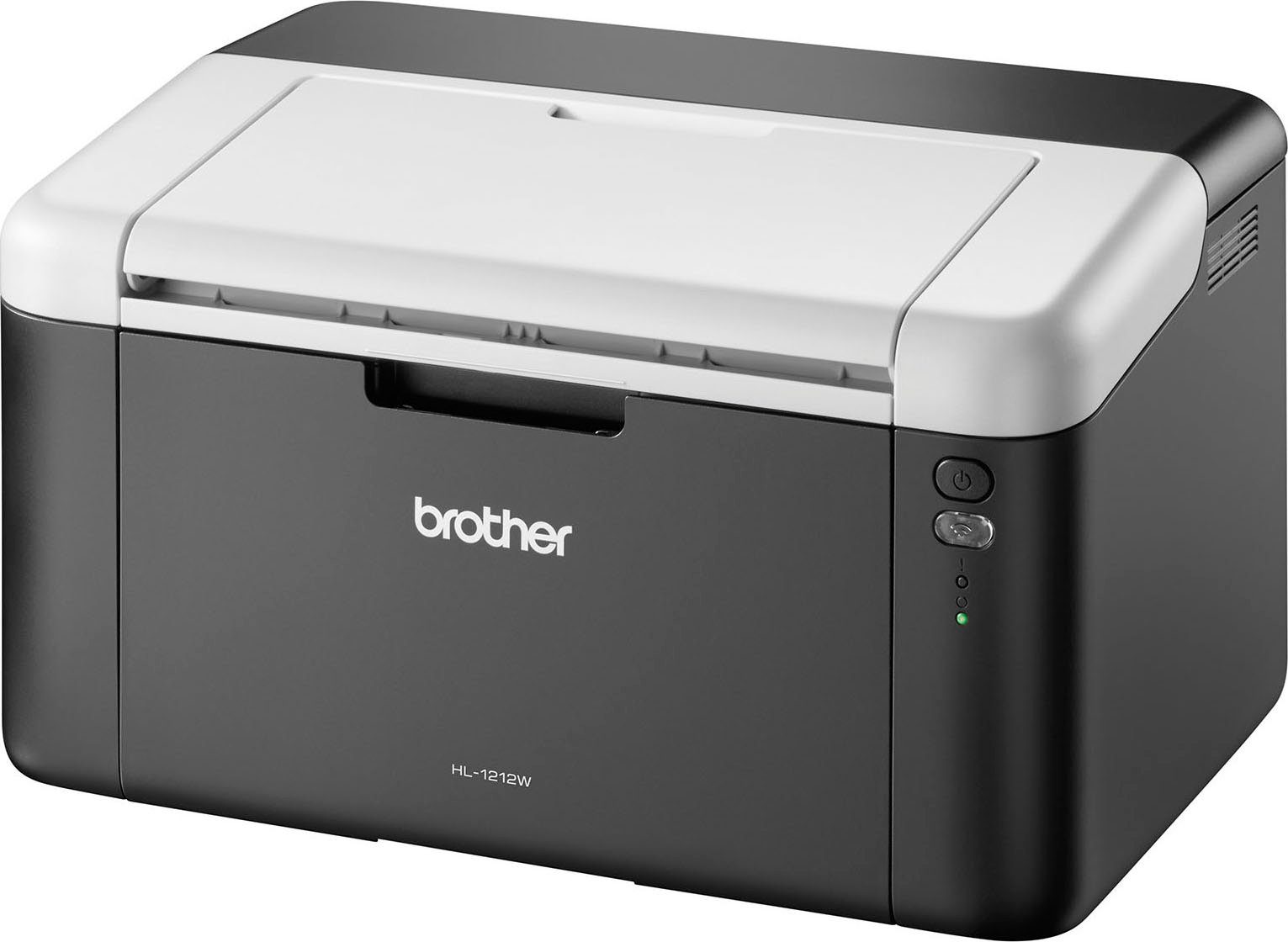 Brother HL-1212W Schwarz-Weiß Laserdrucker, (WLAN (Wi-Fi), Kompakter S/W-Laserdrucker mit WLAN)