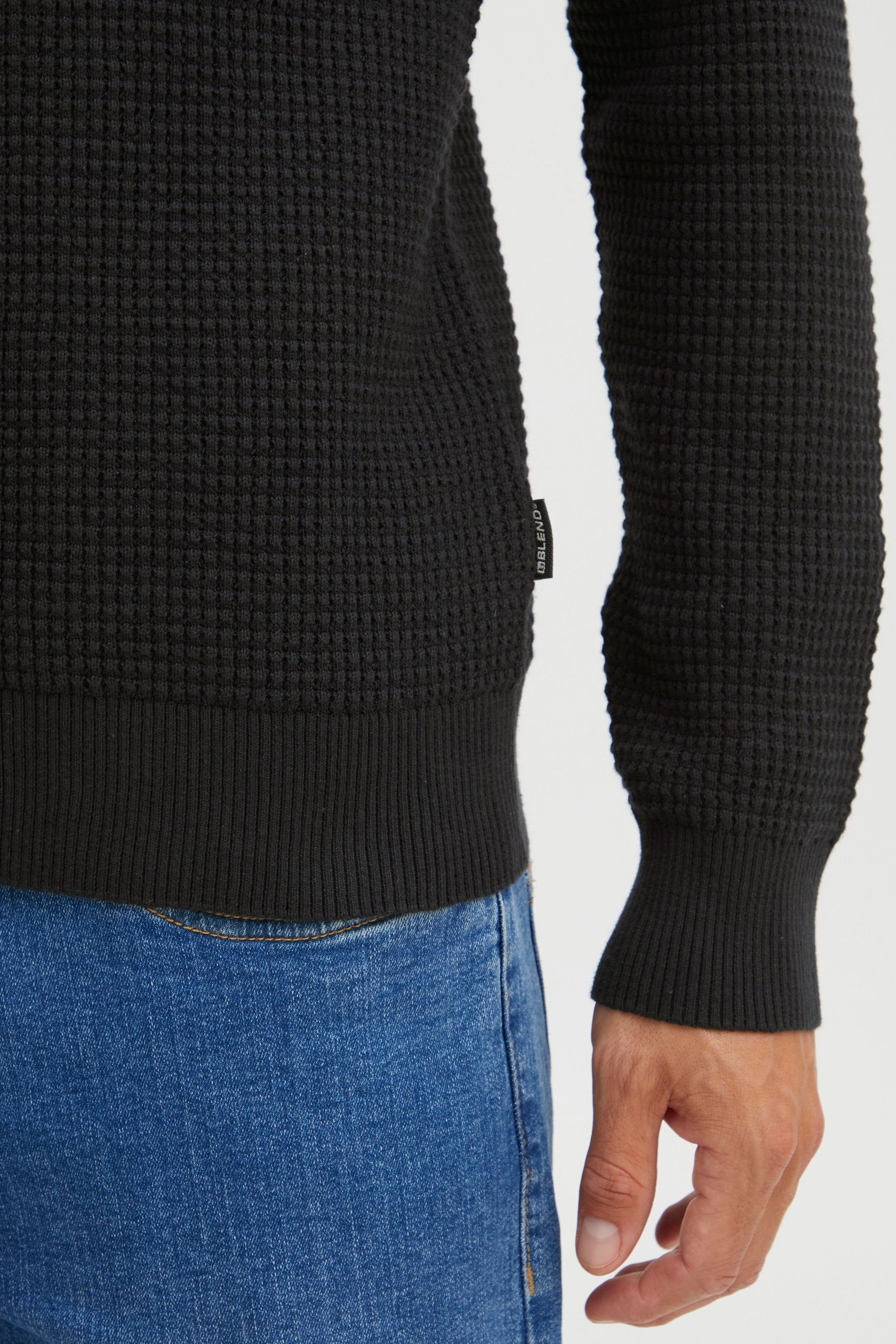 Blend Strickjacke BHPullover Grobstrick Zip-Jacke