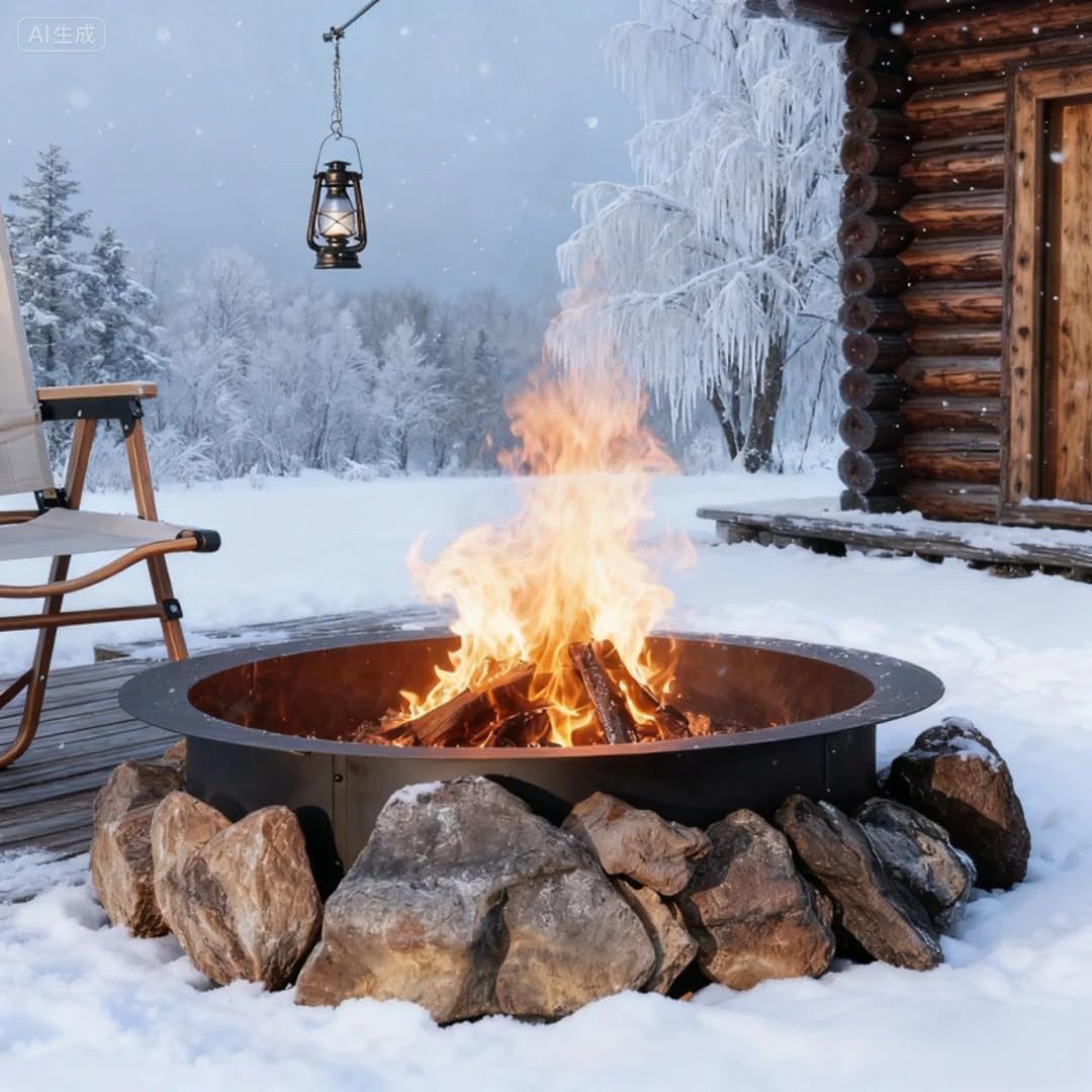 GarveeMore Feuerstelle Feuerstelle Rauchfreie Feuerstellenring Für Outdoor günstig online kaufen