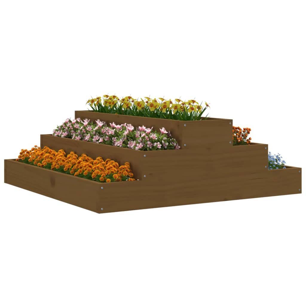 vidaXL Pflanzkübel 80 x 80 x 27 cm Pflanzkübel Blumenkübel Pflanzcontainer Pflanzgefäße H