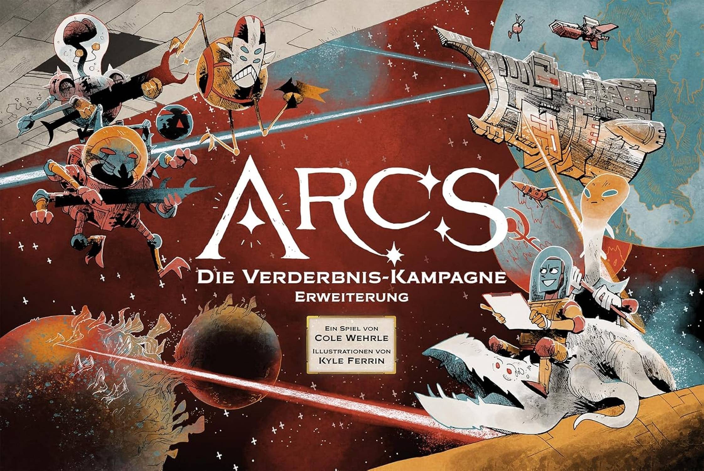 Asmodee Spiel ARCS Kampagnenerweiterung Die Verderbnis Strategiespiel