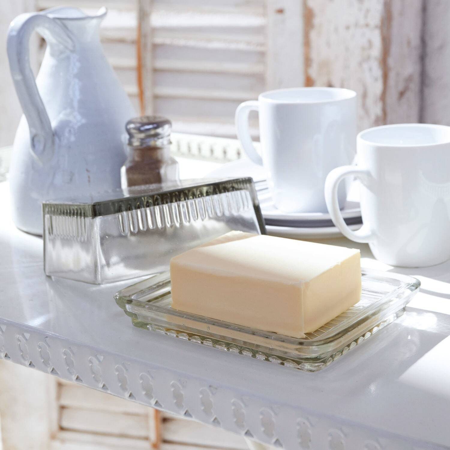 Mirabeau Butterdose Butterdose Durham klar, Glas