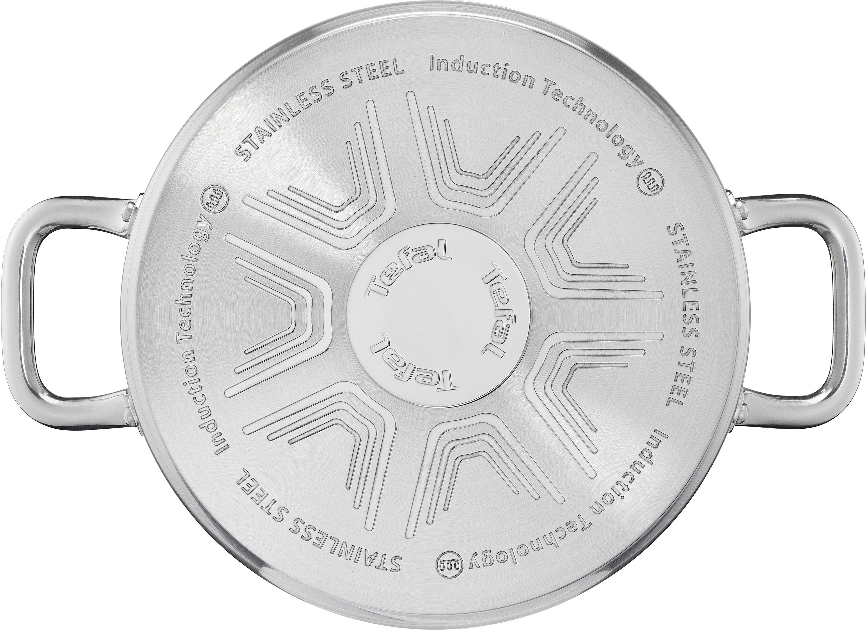 7-teilig (Set, 7er + Topf-Set 3tlg., Messerset + Messer-Set + 3-teilig), Ice Induktion 10-tlg., Set: Edelstahl Edelstahl-Topfset Edelstahl-Topfset Force, (alle Tefal Herdarten) Virtuoso